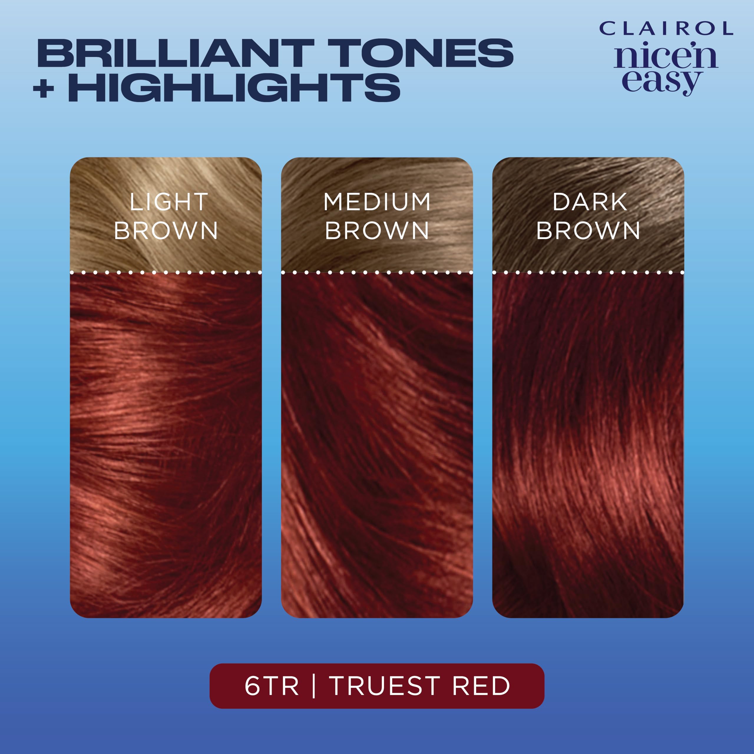 Foto 6 pulgar | Tinte Para El Cabello Clairol Nice'n Easy 6tr Truest Red Permanente - Venta Internacional.