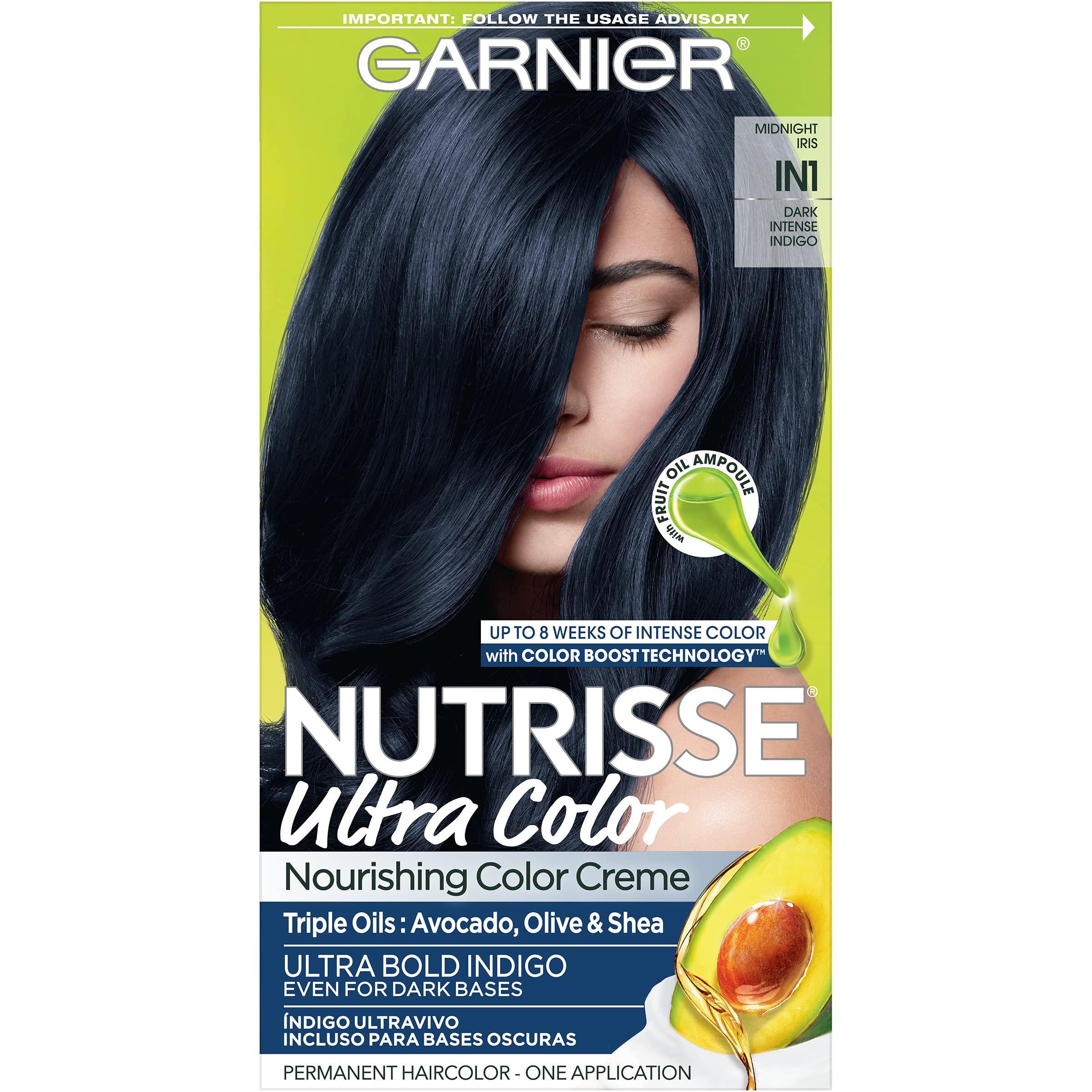 Foto 2 pulgar | Tinte Para El Cabello Garnier Nutrisse Ultra Color In1 Dark Indigo - Venta Internacional.