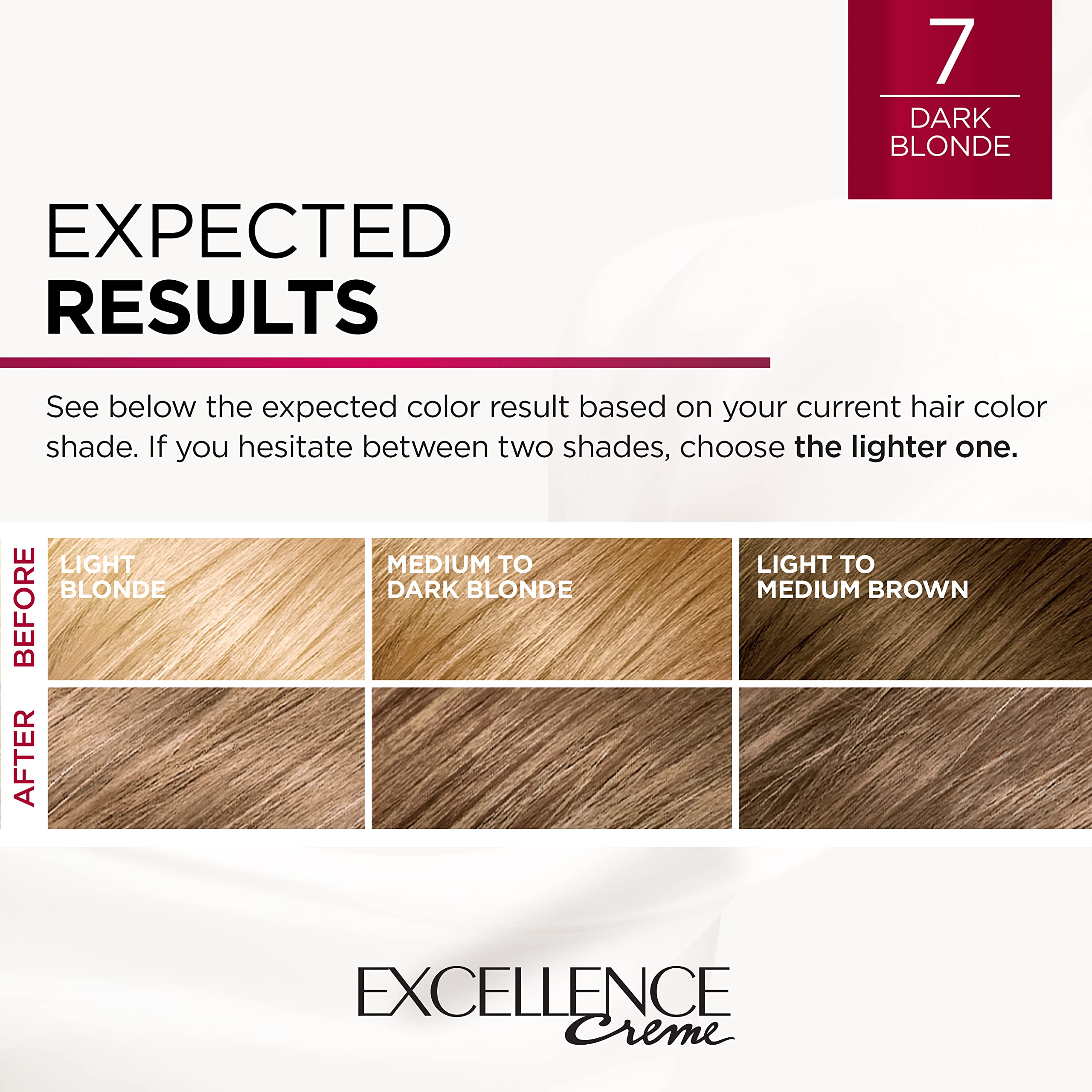 Foto 7 | Tinte De Pelo L'oreal Paris Excellence Creme 7 Dark Blonde - Venta Internacional.