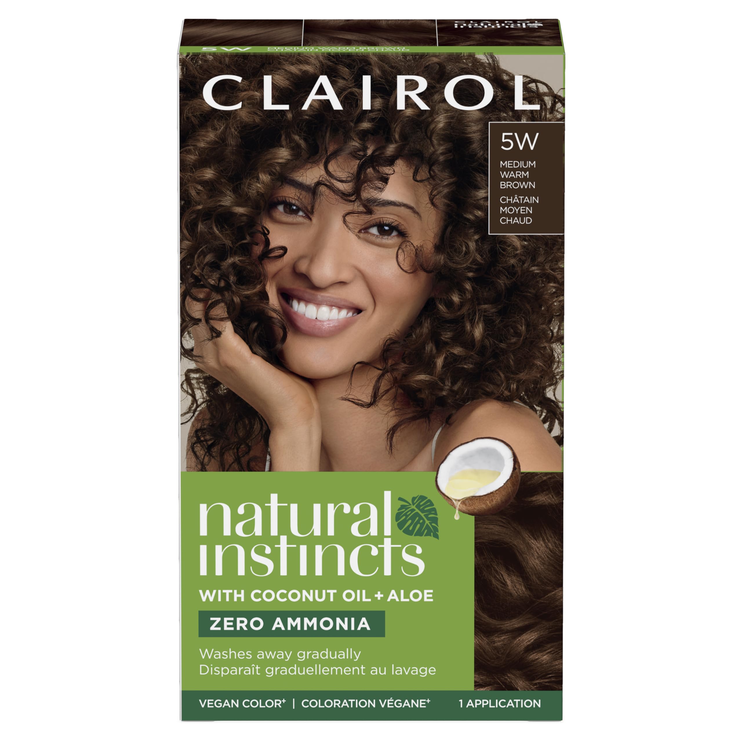 Foto 2 pulgar | Tinte Para El Cabello Clairol Natural Instincts Demi-permanent 5w Brown - Venta Internacional.