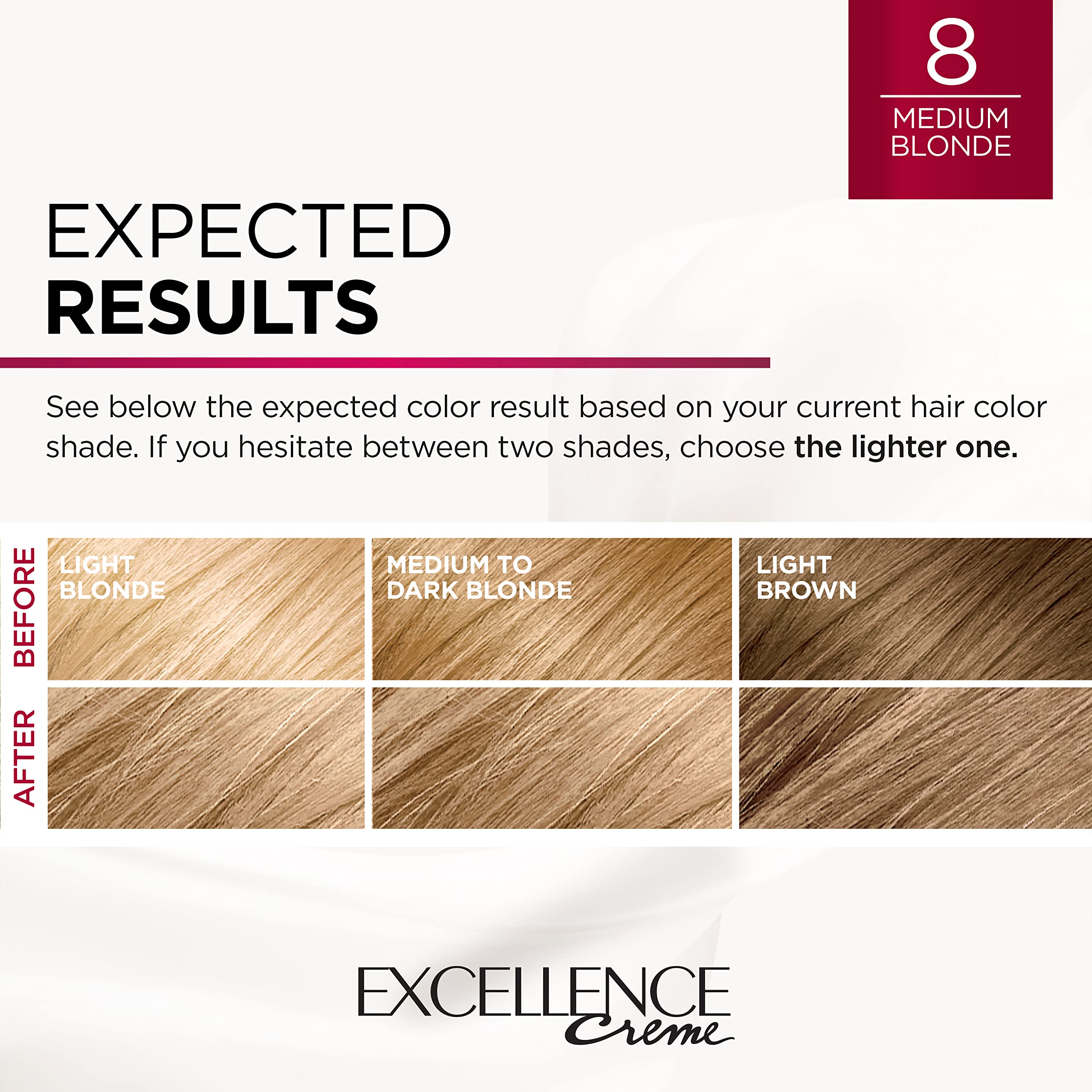 Foto 8 pulgar | Tinte De Pelo L'oreal Paris Excellence Creme 8 Medium Blonde - Venta Internacional.