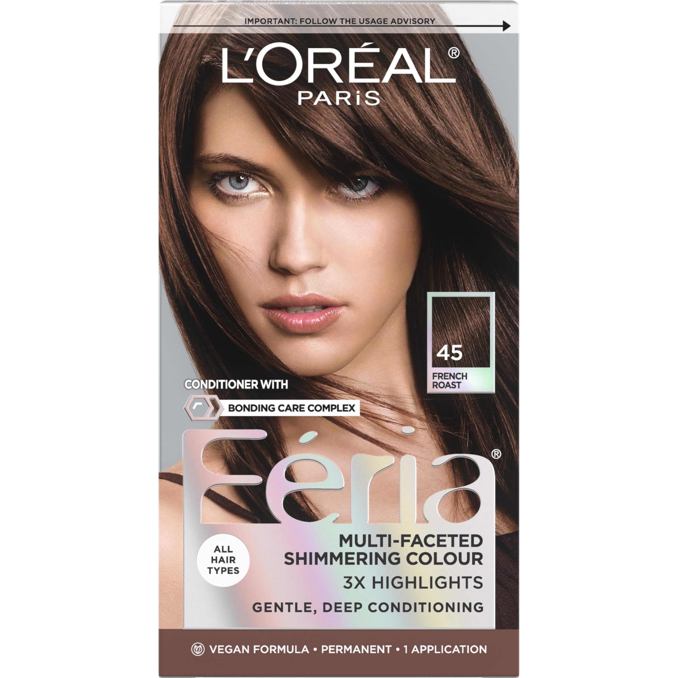 Foto 2 pulgar | Tinte Para El Cabello L'oreal Paris Feria 45 French Roast, Paquete De 1 - Venta Internacional.