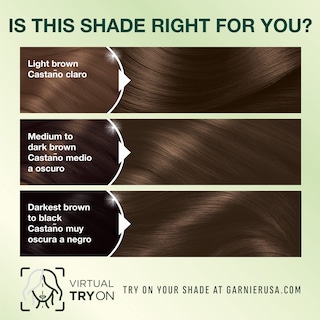 Foto 6 | Tinte Para El Cabello Garnier Nutrisse Nourishing Creme 43 Dark Golden Brown - Venta Internacional.