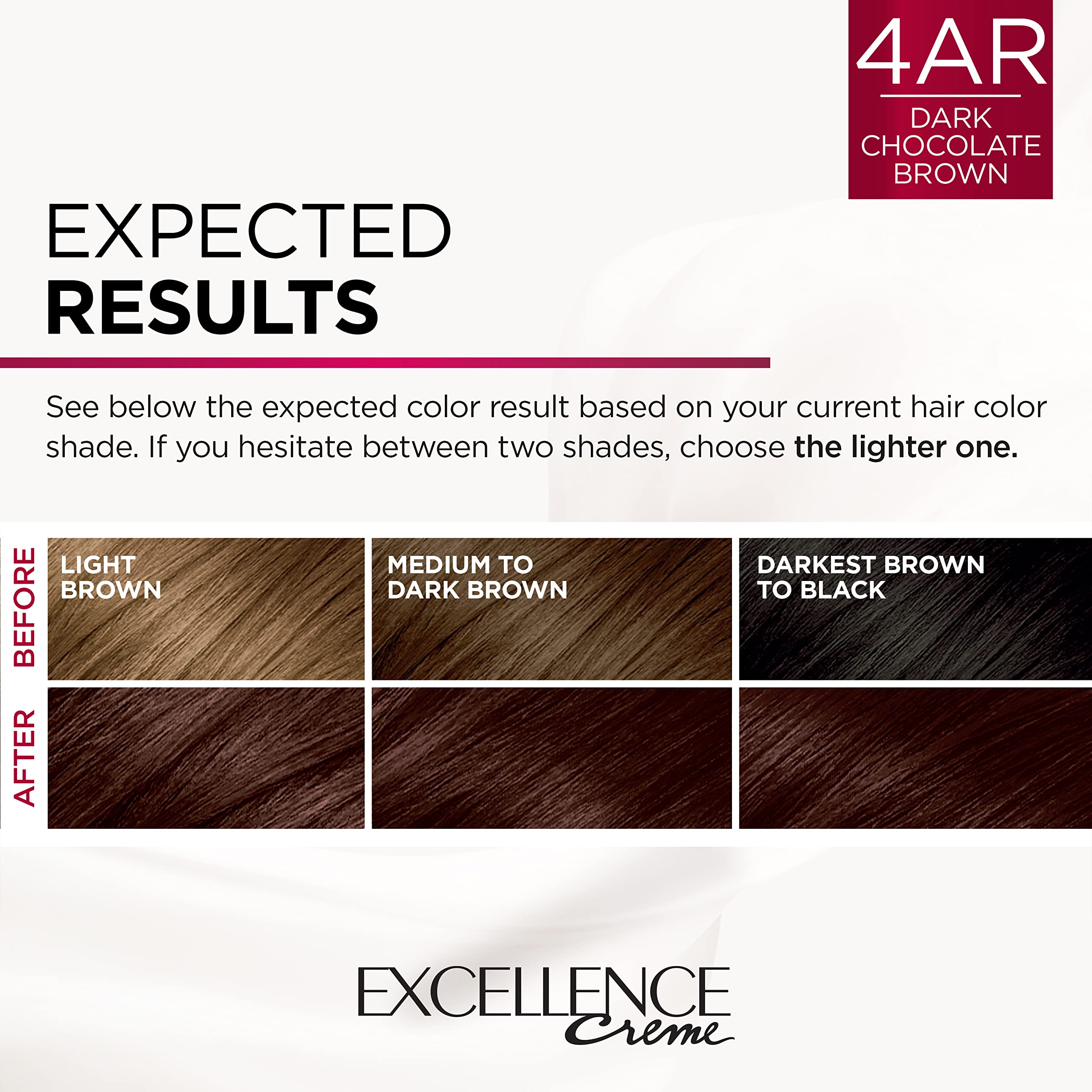 Foto 8 pulgar | Tinte De Pelo L'oreal Paris Excellence Creme 4ar Dark Chocolate - Venta Internacional.