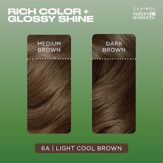 Foto 4 | Tinte Para El Cabello Clairol Natural Instincts Demi-permanent 6a Marrón Claro - Venta Internacional.