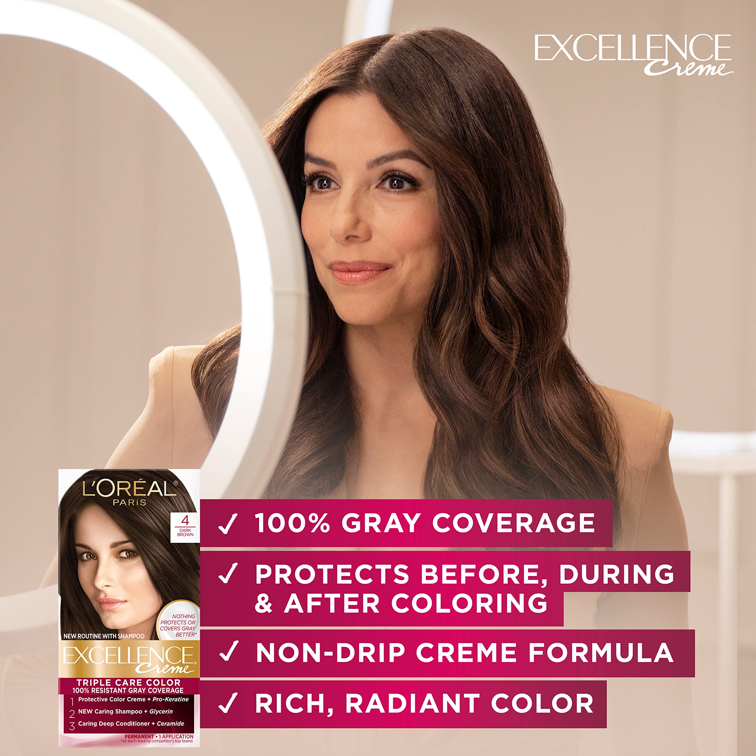Foto 3 pulgar | Color De Cabello L'oreal Paris Excellence Creme 01 Extra Light Ash - Venta Internacional.