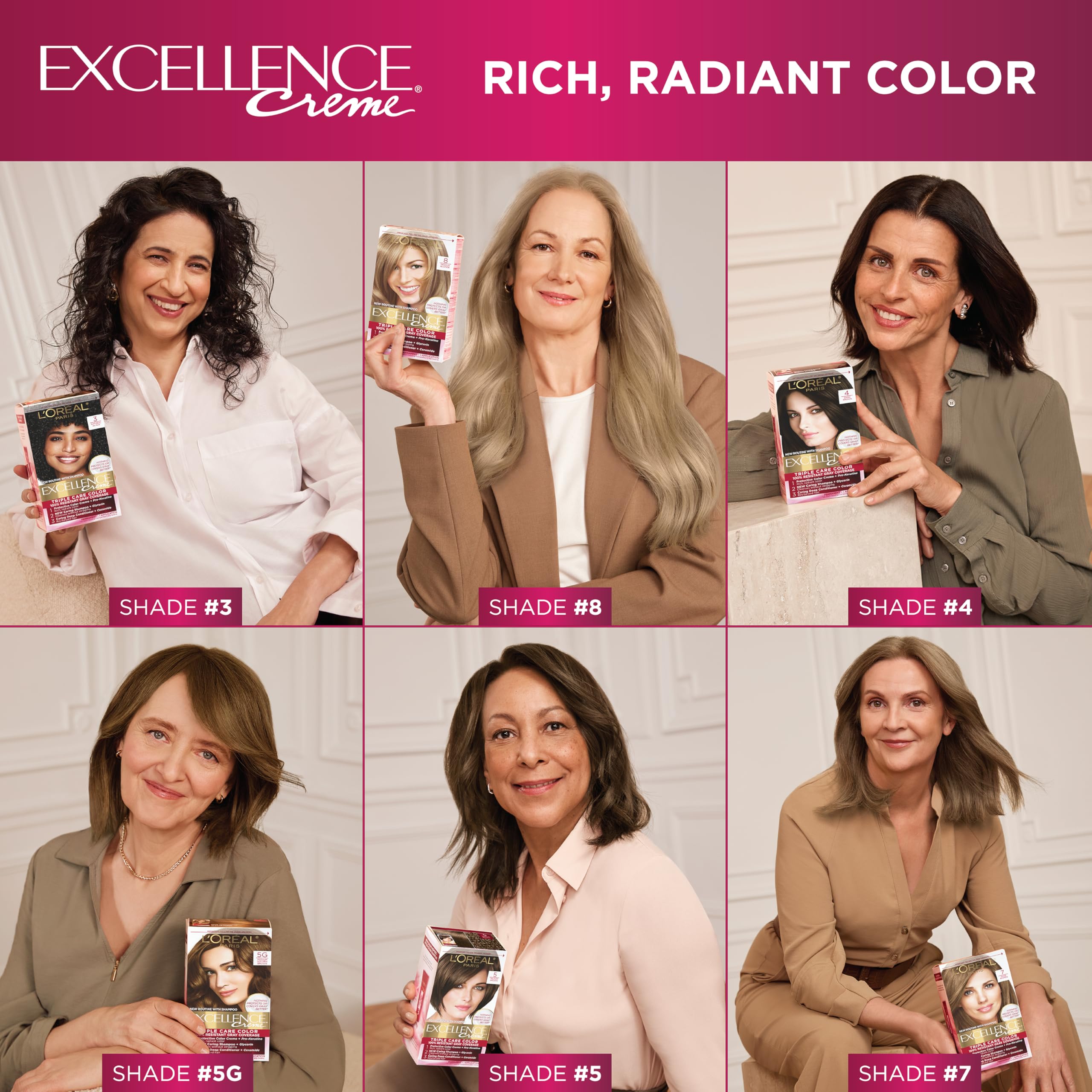 Foto 4 pulgar | Color De Cabello L'oreal Paris Excellence Creme 01 Extra Light Ash - Venta Internacional.
