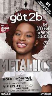 Foto 1 | Tinte De Pelo Got2b Metallics Permanent M65 Deep Red - Venta Internacional.