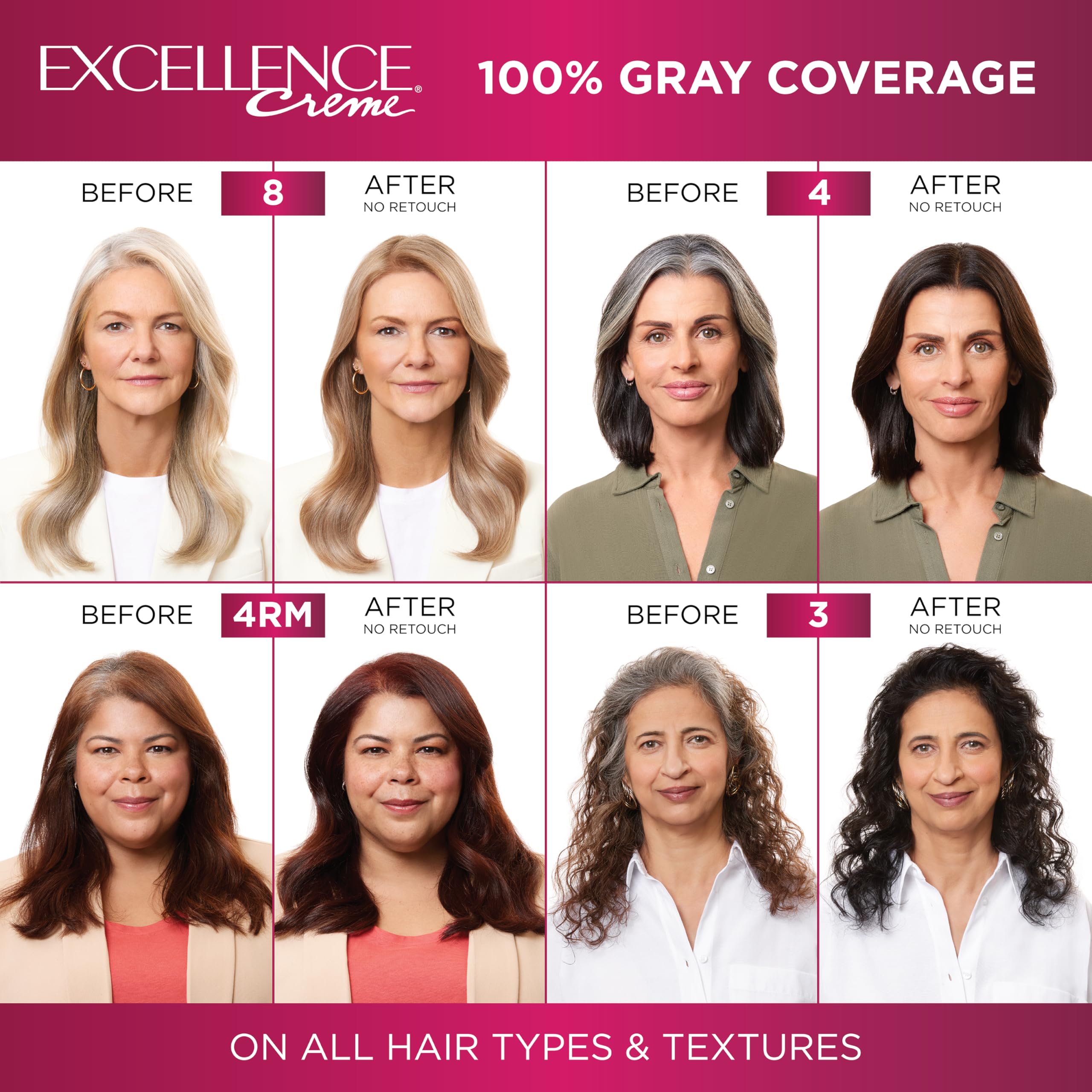 Foto 5 pulgar | Color De Cabello L'oreal Paris Excellence Creme 5g Medium Golden Brown - Venta Internacional.