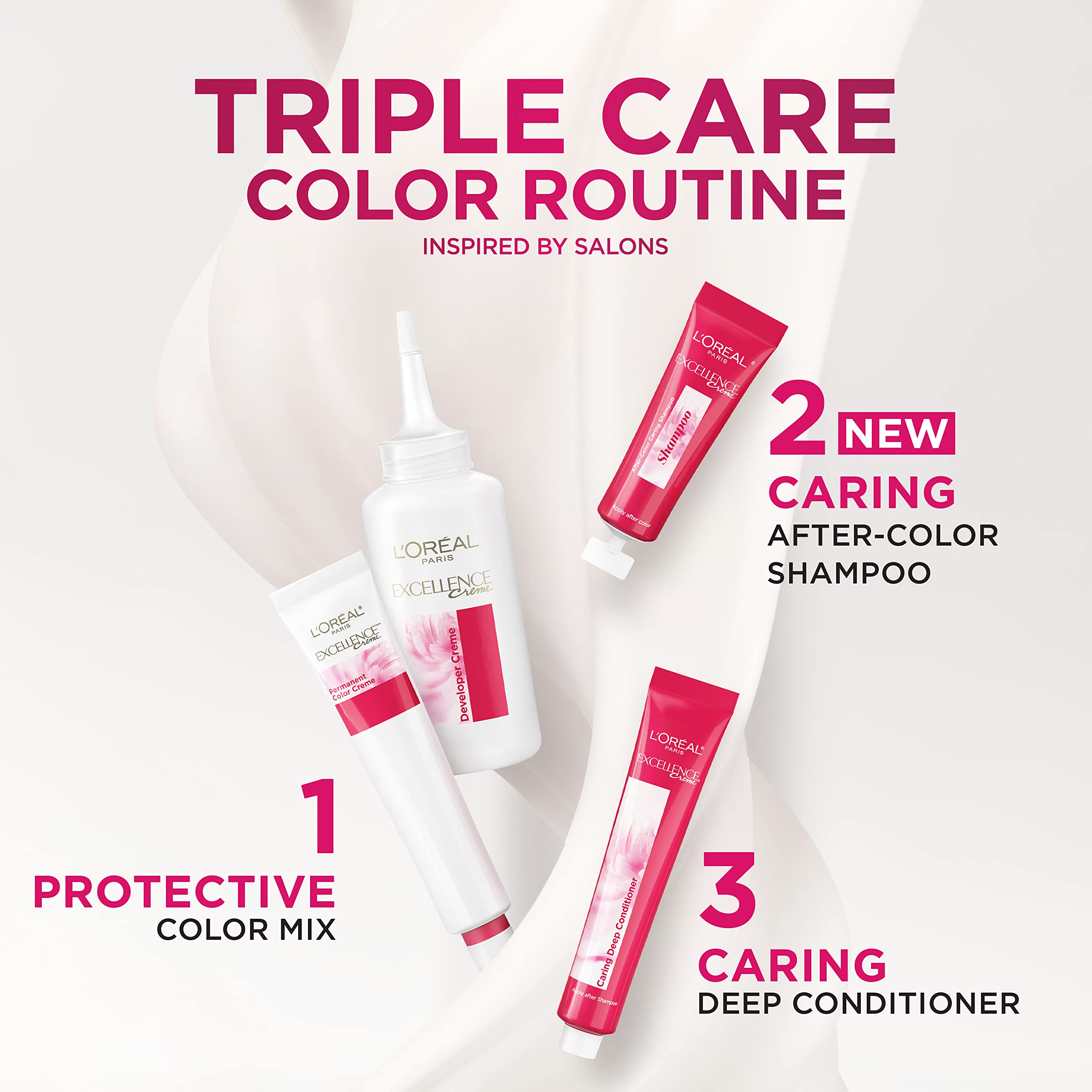 Foto 6 pulgar | Color De Cabello L'oreal Paris Excellence Creme 5g Medium Golden Brown - Venta Internacional.
