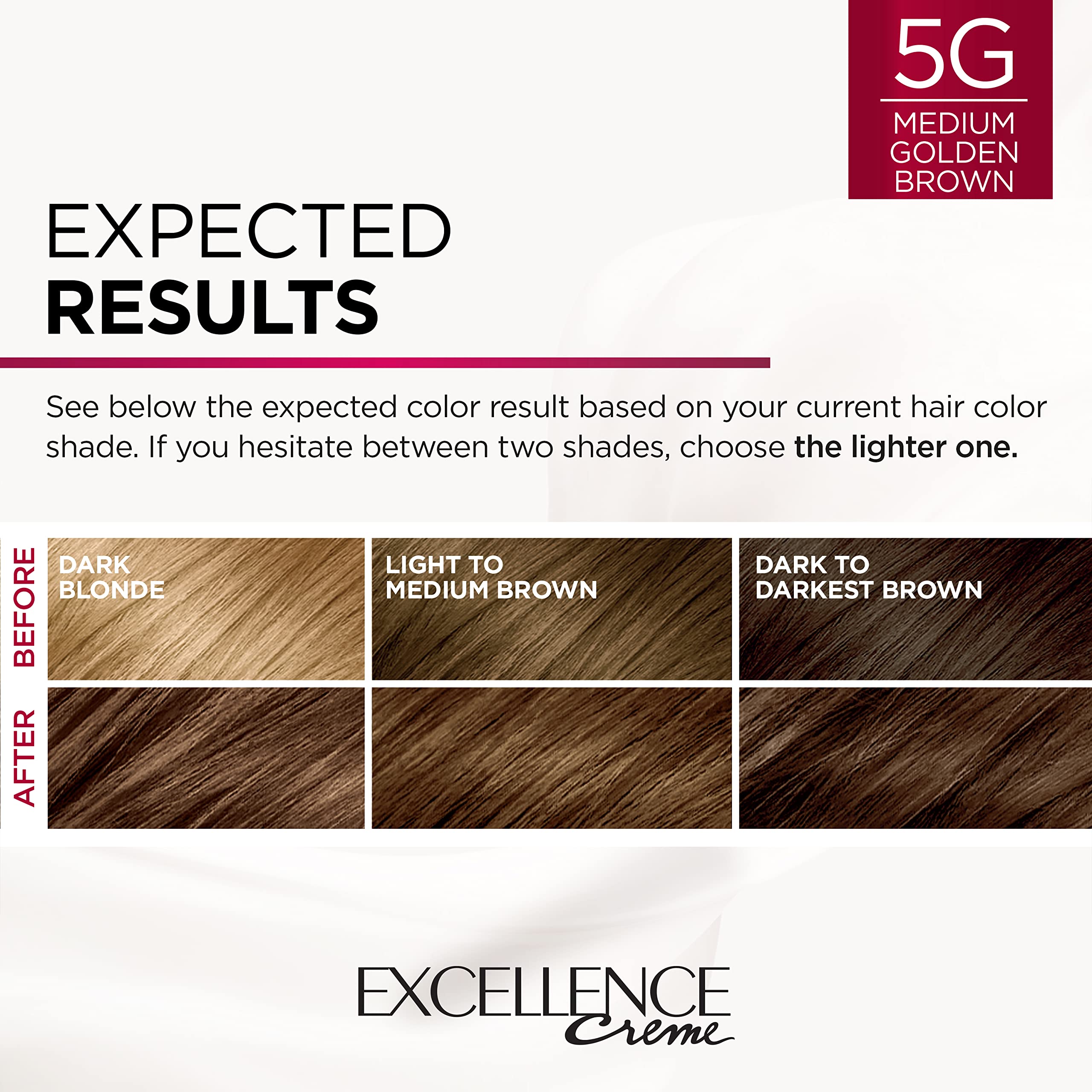Foto 7 | Color De Cabello L'oreal Paris Excellence Creme 5g Medium Golden Brown - Venta Internacional.