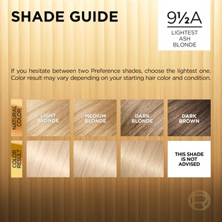 Foto 5 | Tinte Para El Cabello L'oreal Paris Superior Preference 9.5 A, Color Ceniza Más Ligero - Venta Internacional.