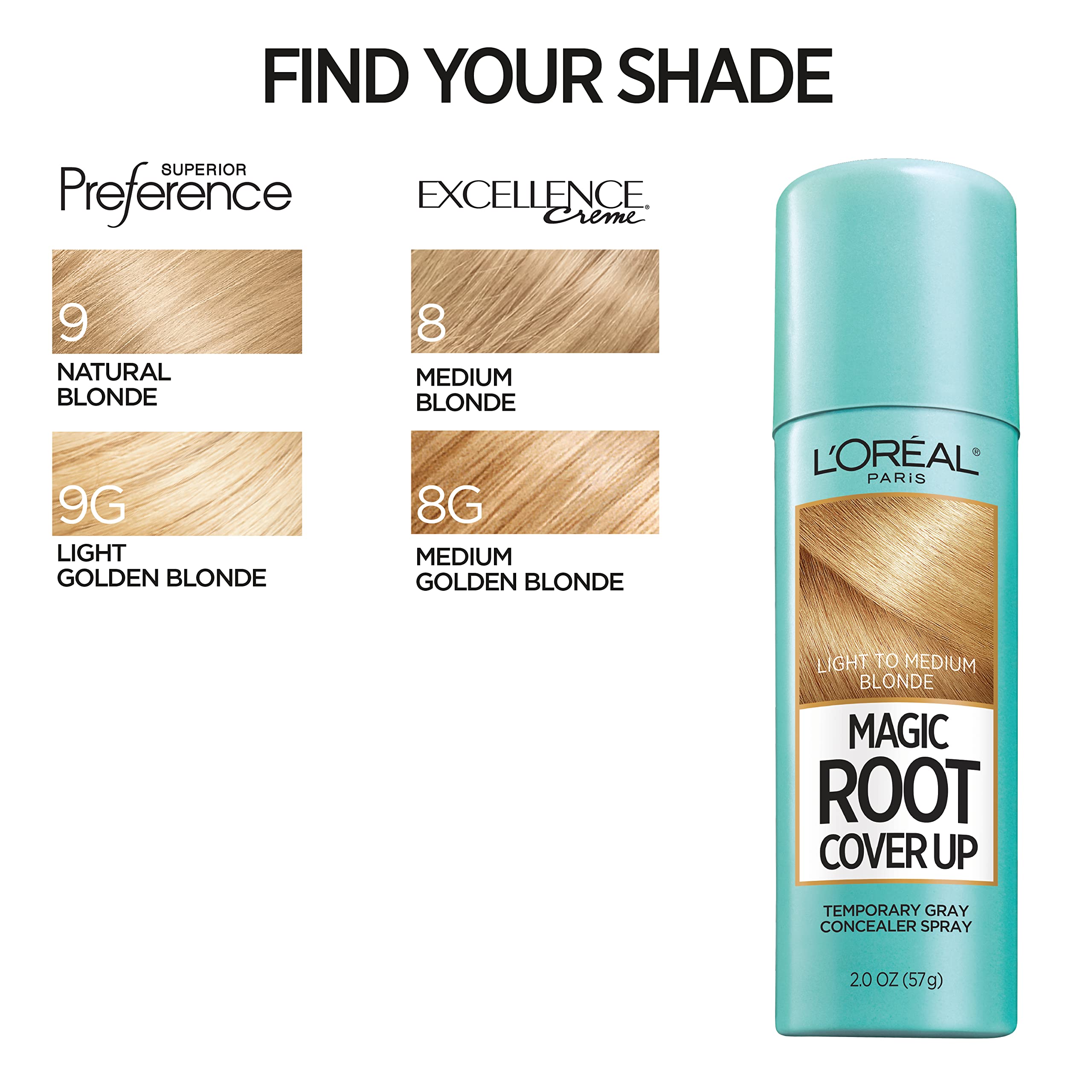 Foto 6 pulgar | Corrector En Aerosol L'oreal Paris Magic Root Cover Up, 60 Ml, Rubio - Venta Internacional.