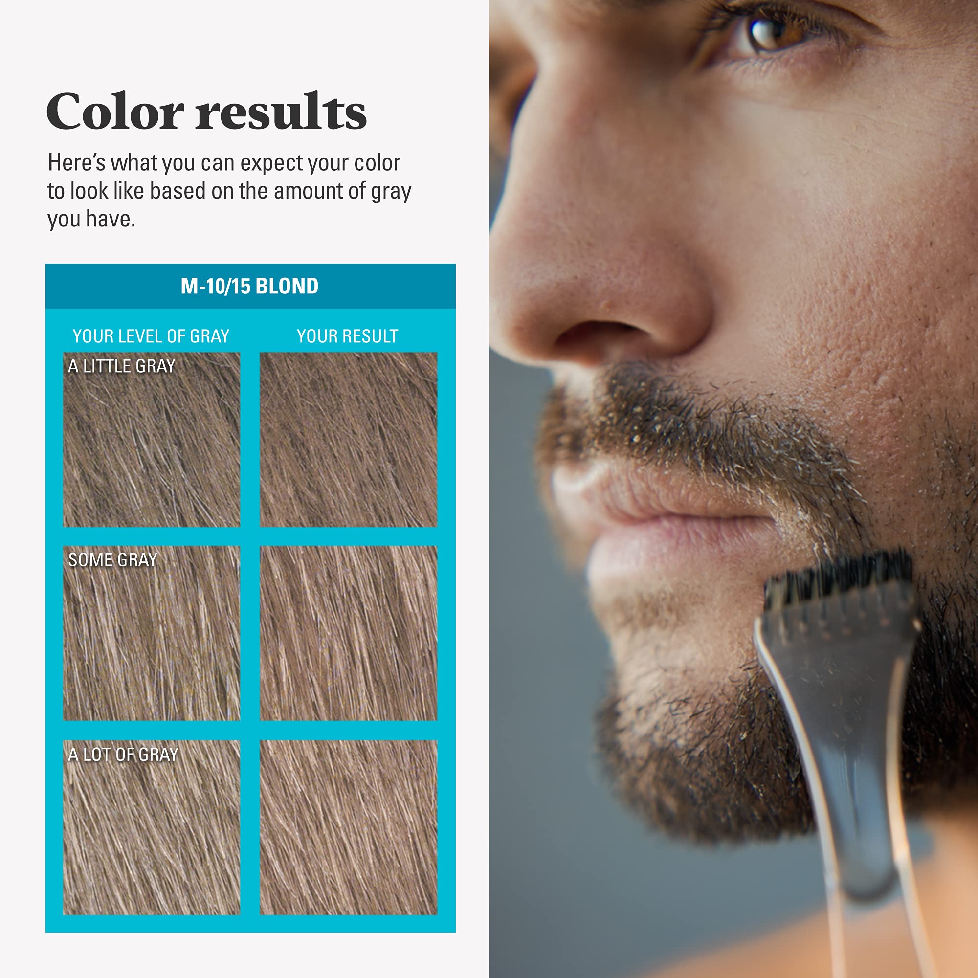 Foto 7 pulgar | Tinte Para Barba, Solo Para Hombre, Bigote Y Barba, Color Rubio M-10/15 - Venta Internacional.