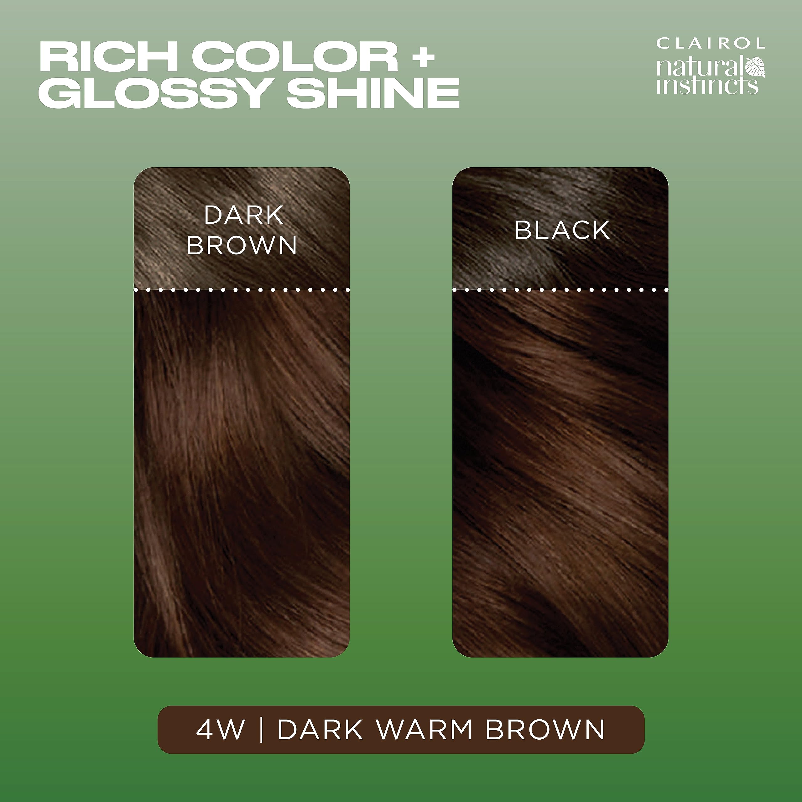 Foto 5 pulgar | Tinte Para El Cabello Clairol Natural Instincts Demi-permanent 4w Brown - Venta Internacional.