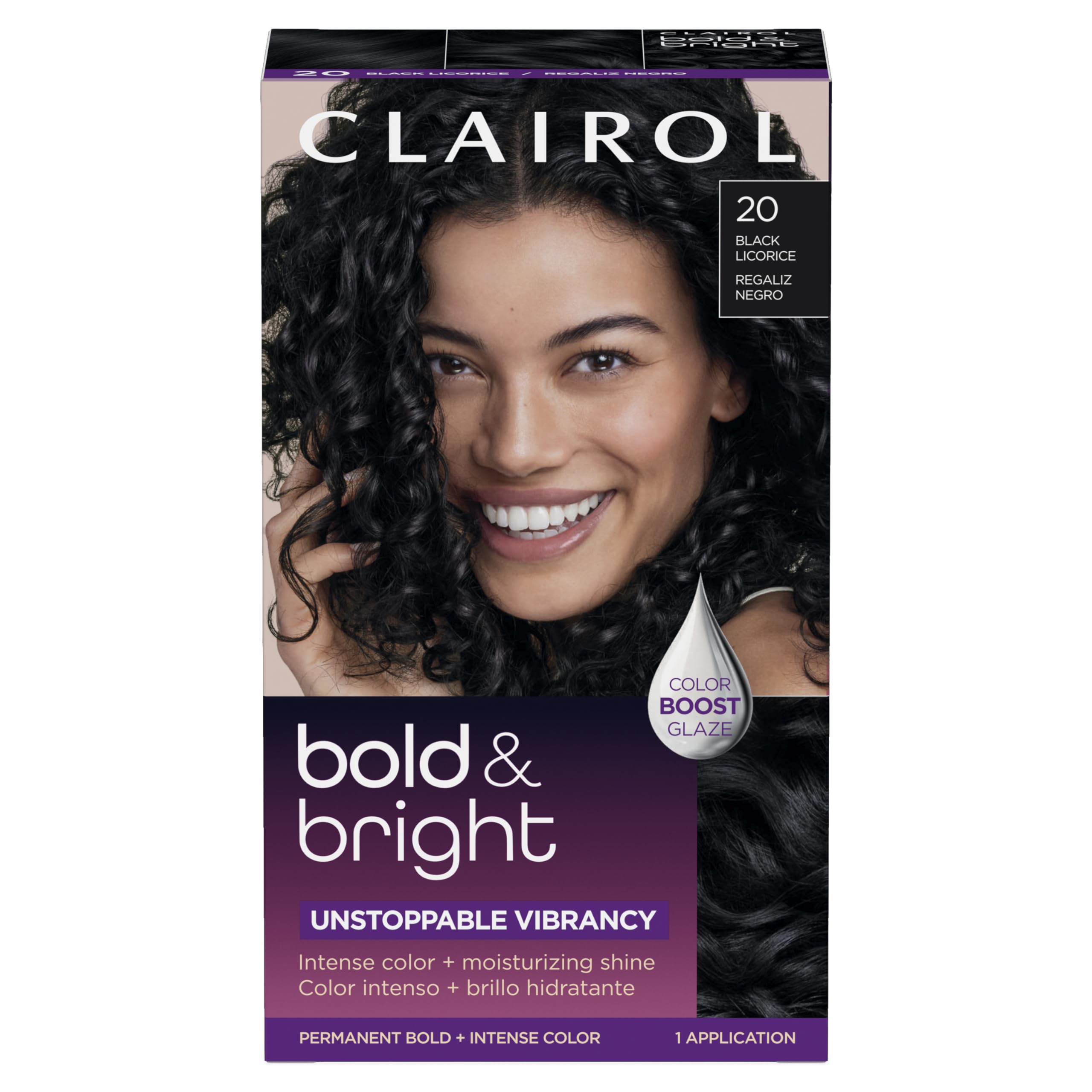 Foto 2 pulgar | Tinte Para El Cabello Clairol Bold & Bright Permanent 20 Black Licorice - Venta Internacional.