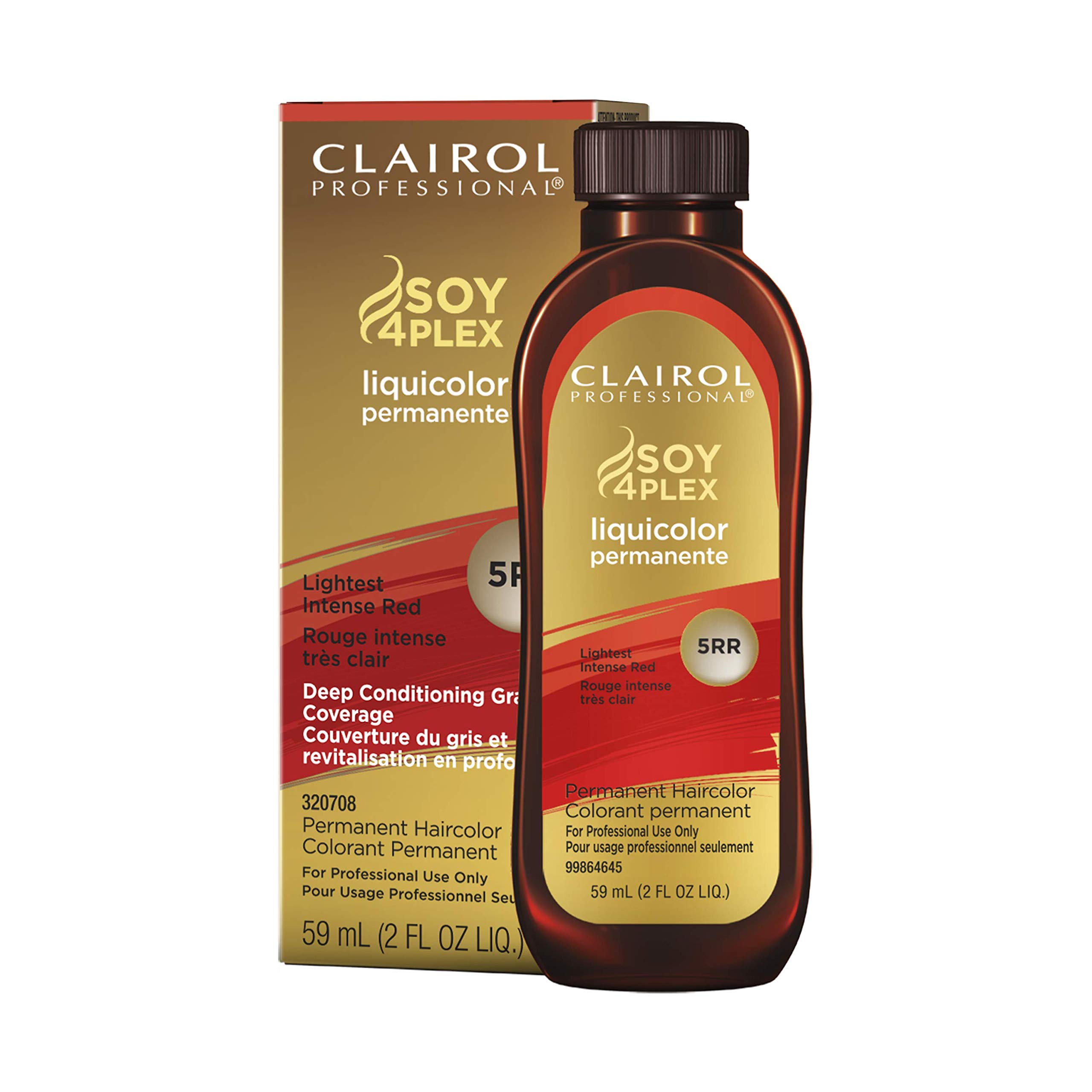 Tinte De Pelo Clairol Professional Liquicolor 5rr Rojo Intenso Más Claro - Venta Internacional.