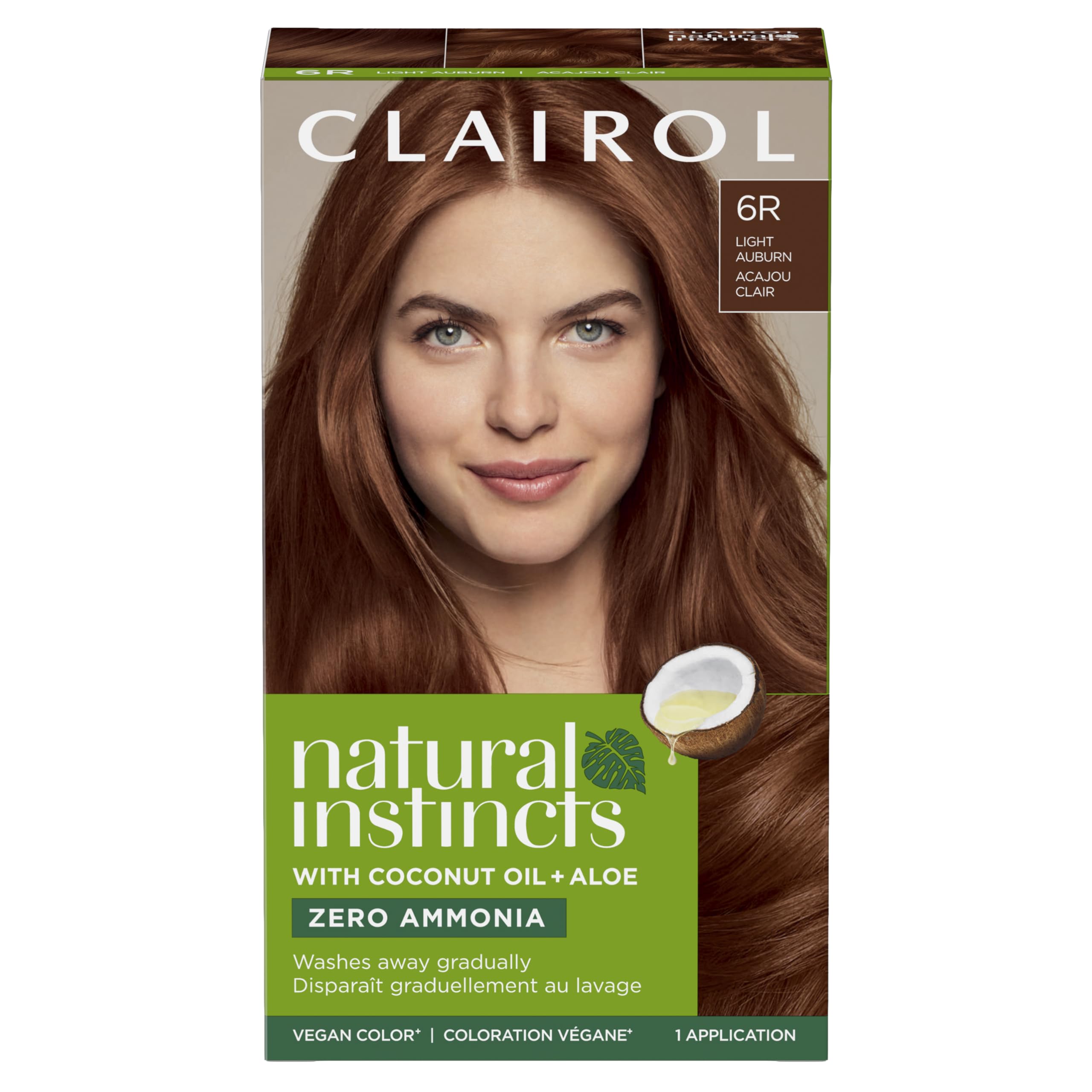 Foto 2 pulgar | Tinte para el Cabello Clairol Natural Instincts Demi-Permanent 6r Auburn - Venta Internacional