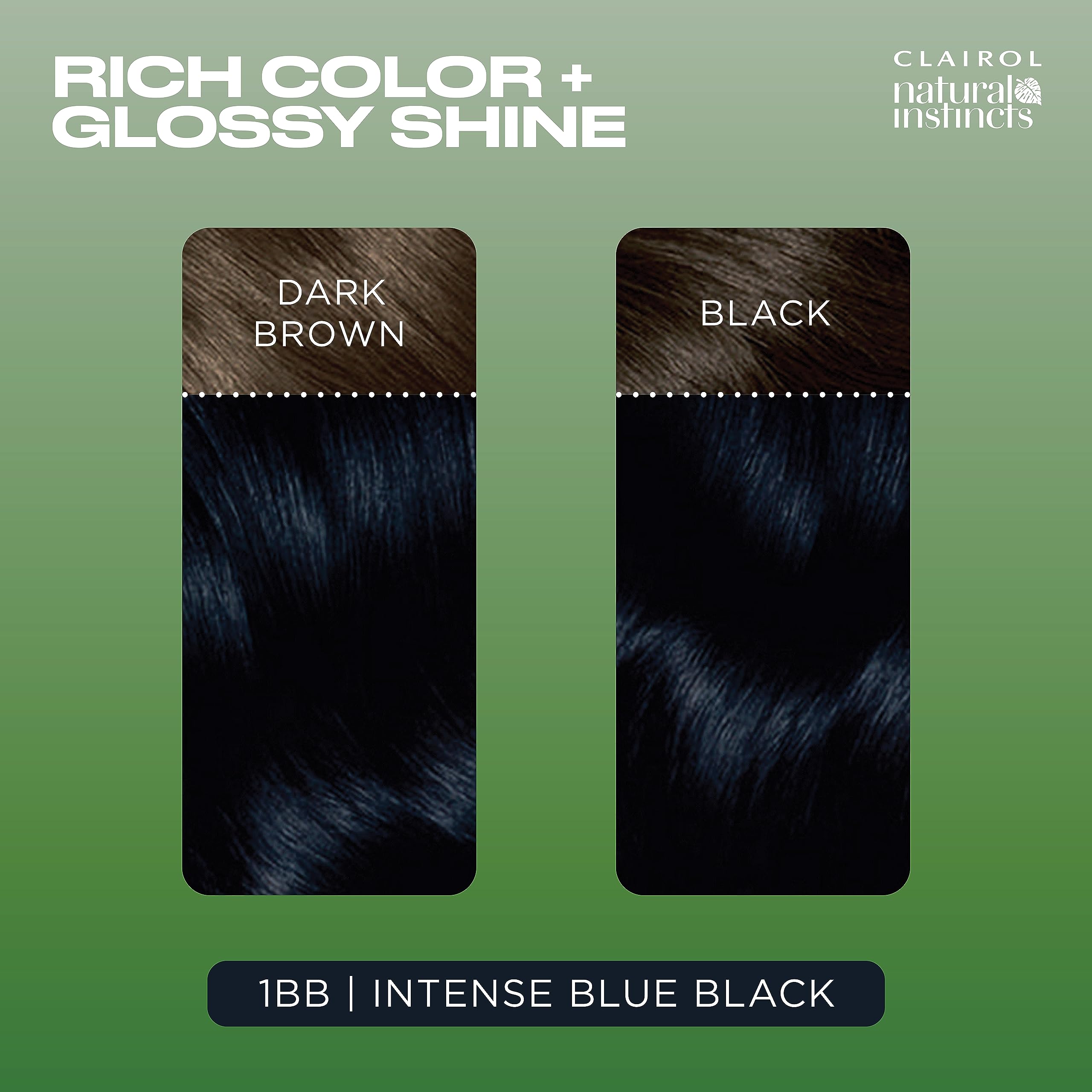 Foto 4 | Tinte Para El Cabello Clairol Natural Instincts Demi-permanent 1bb Azul Negro - Venta Internacional.