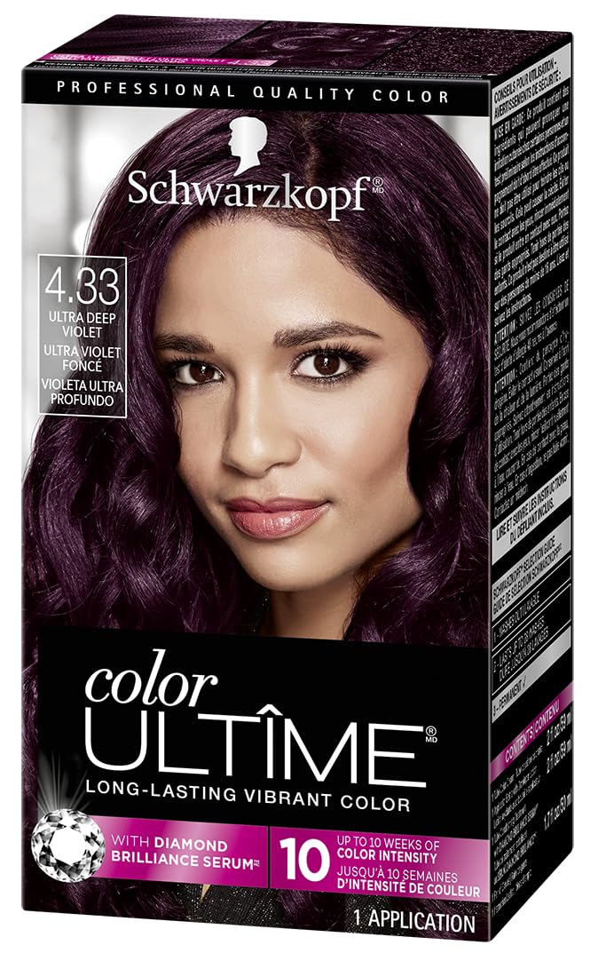 Foto 2 pulgar | Tinte Para El Cabello Schwarzkopf Color Ultime 4.33 Ultra Deep Violet - Venta Internacional.