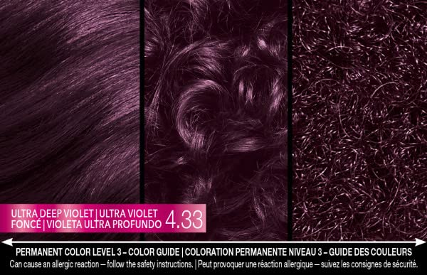 Foto 4 pulgar | Tinte Para El Cabello Schwarzkopf Color Ultime 4.33 Ultra Deep Violet - Venta Internacional.