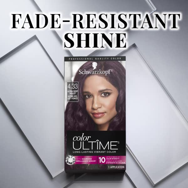 Foto 7 pulgar | Tinte Para El Cabello Schwarzkopf Color Ultime 4.33 Ultra Deep Violet - Venta Internacional.