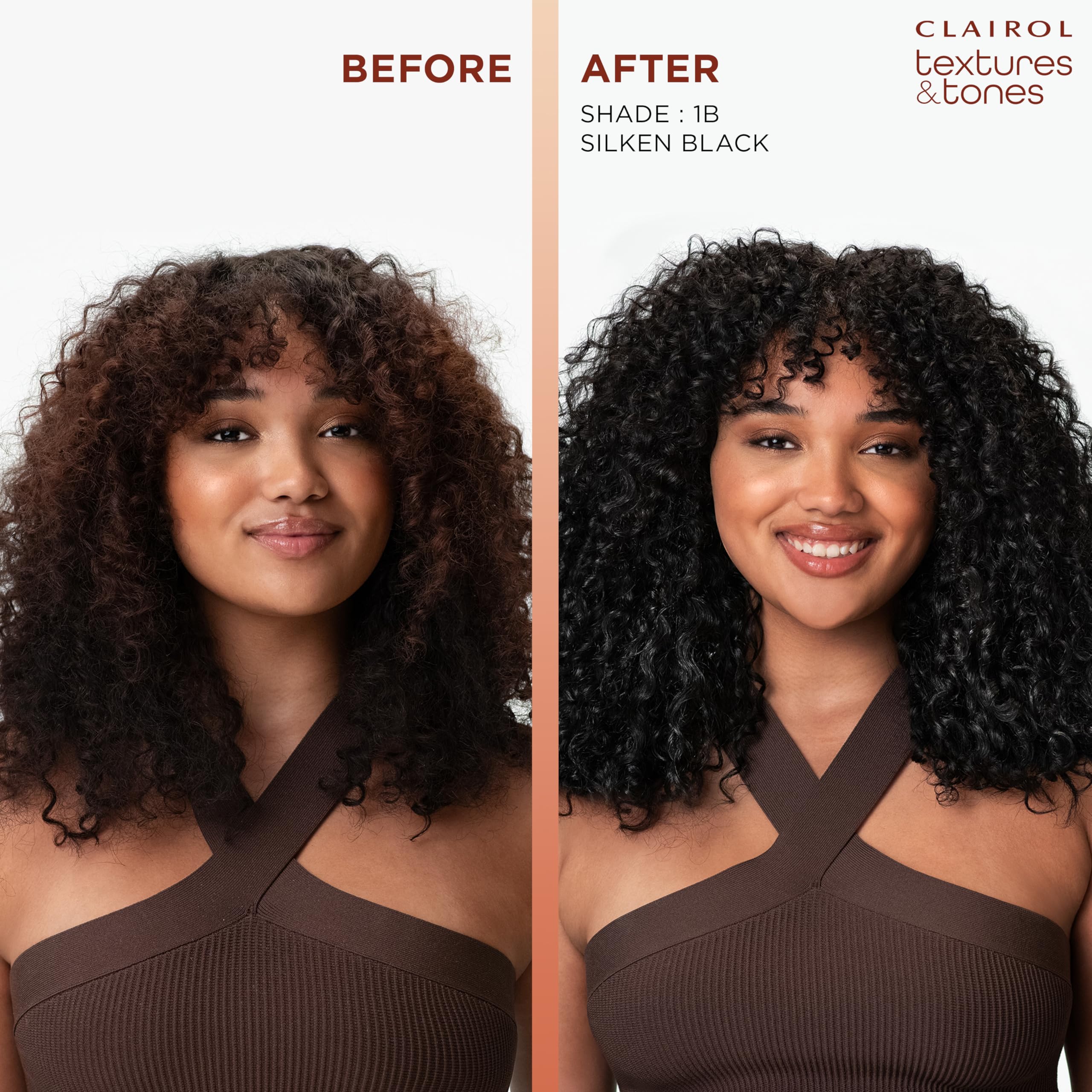 Foto 2 | Tinte Para El Cabello Clairol Textures & Tones Permanent 1n Natural Black - Venta Internacional.