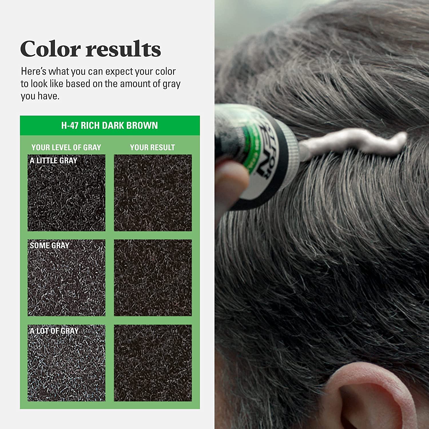 Foto 7 pulgar | Champú Para Teñir El Cabello Solo Para Hombres, Color Marrón Oscuro Intenso - Venta Internacional.