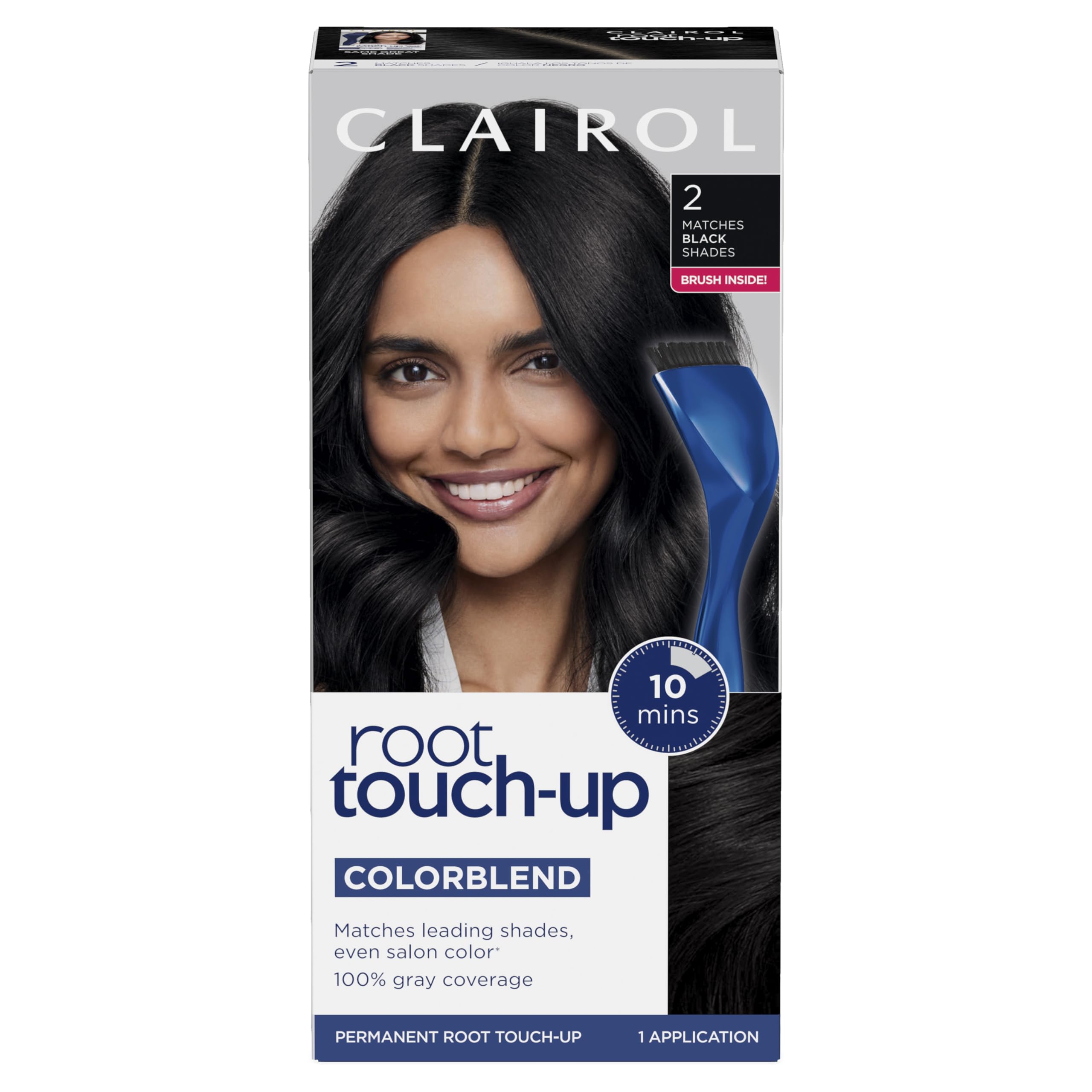 Foto 2 pulgar | Tinte Para El Cabello Clairol Root Touch-up De Nice'n Easy 2, Negro, Paquete De 1 - Venta Internacional.