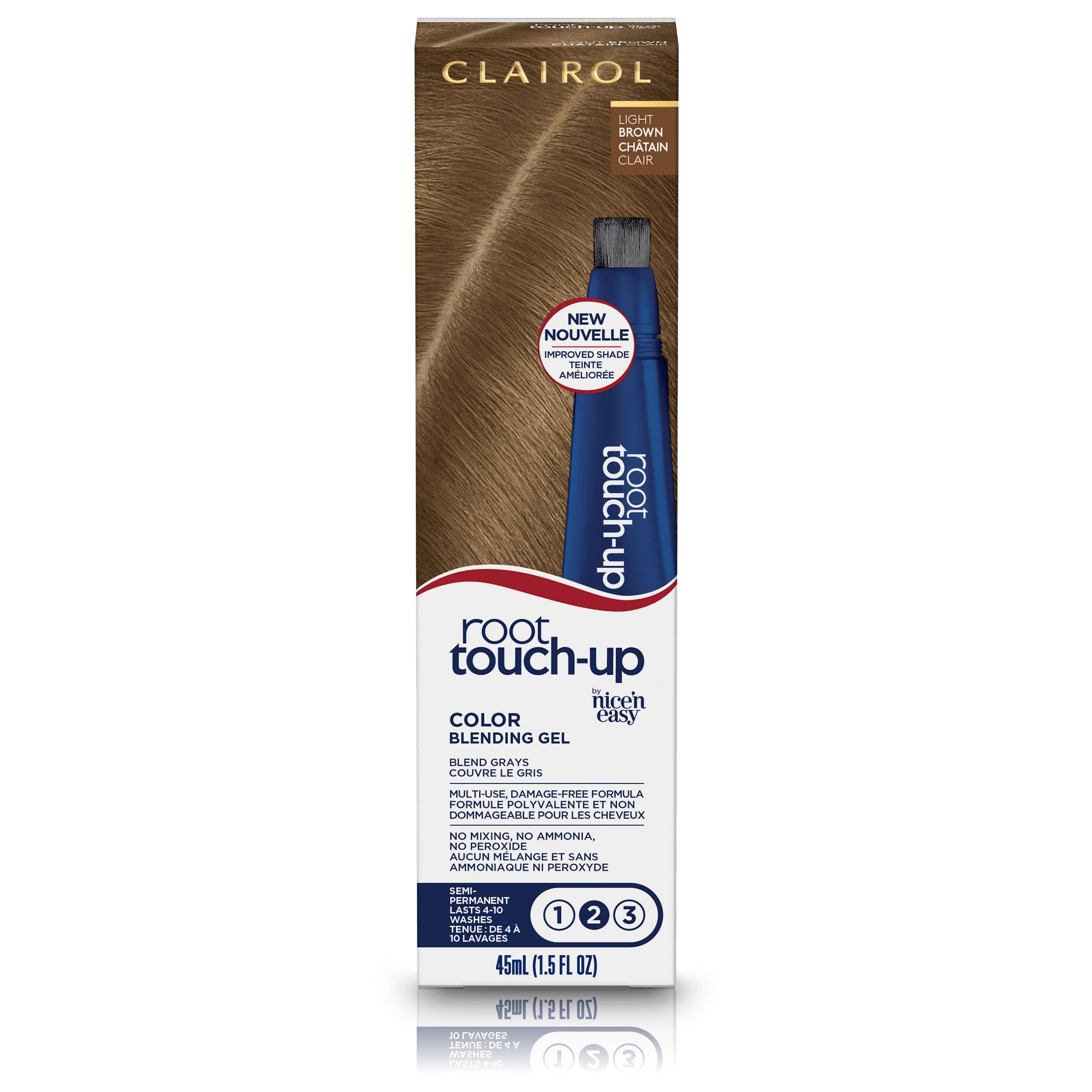 Foto 2 pulgar | Gel Mezclador De Tintes Para El Cabello Clairol Root Touch-up 6, Color Marrón Claro - Venta Internacional.
