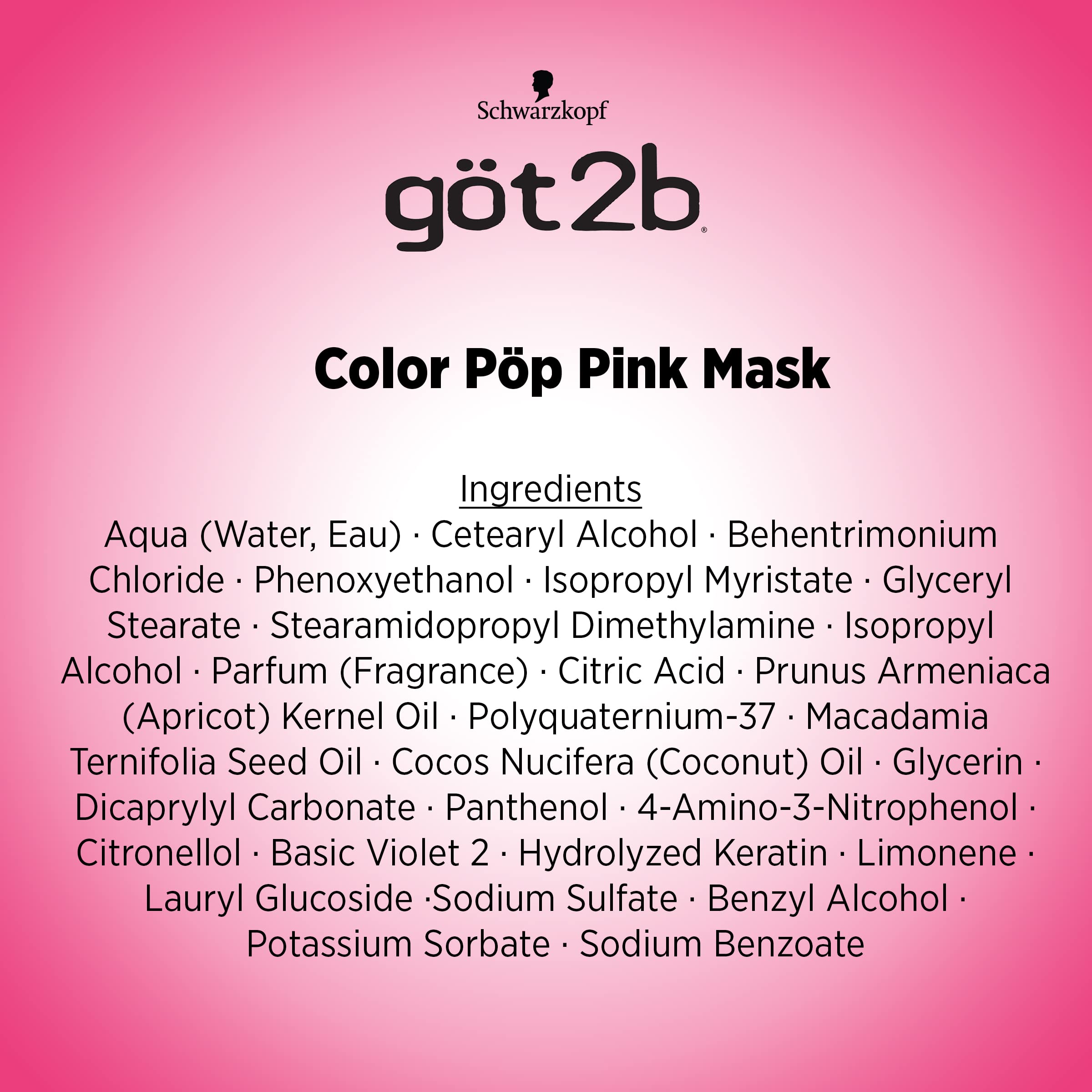 Foto 5 pulgar | Mascarilla Para Teñir El Cabello Got2b Color Pop Semipermanente Rosa 150 Ml - Venta Internacional.