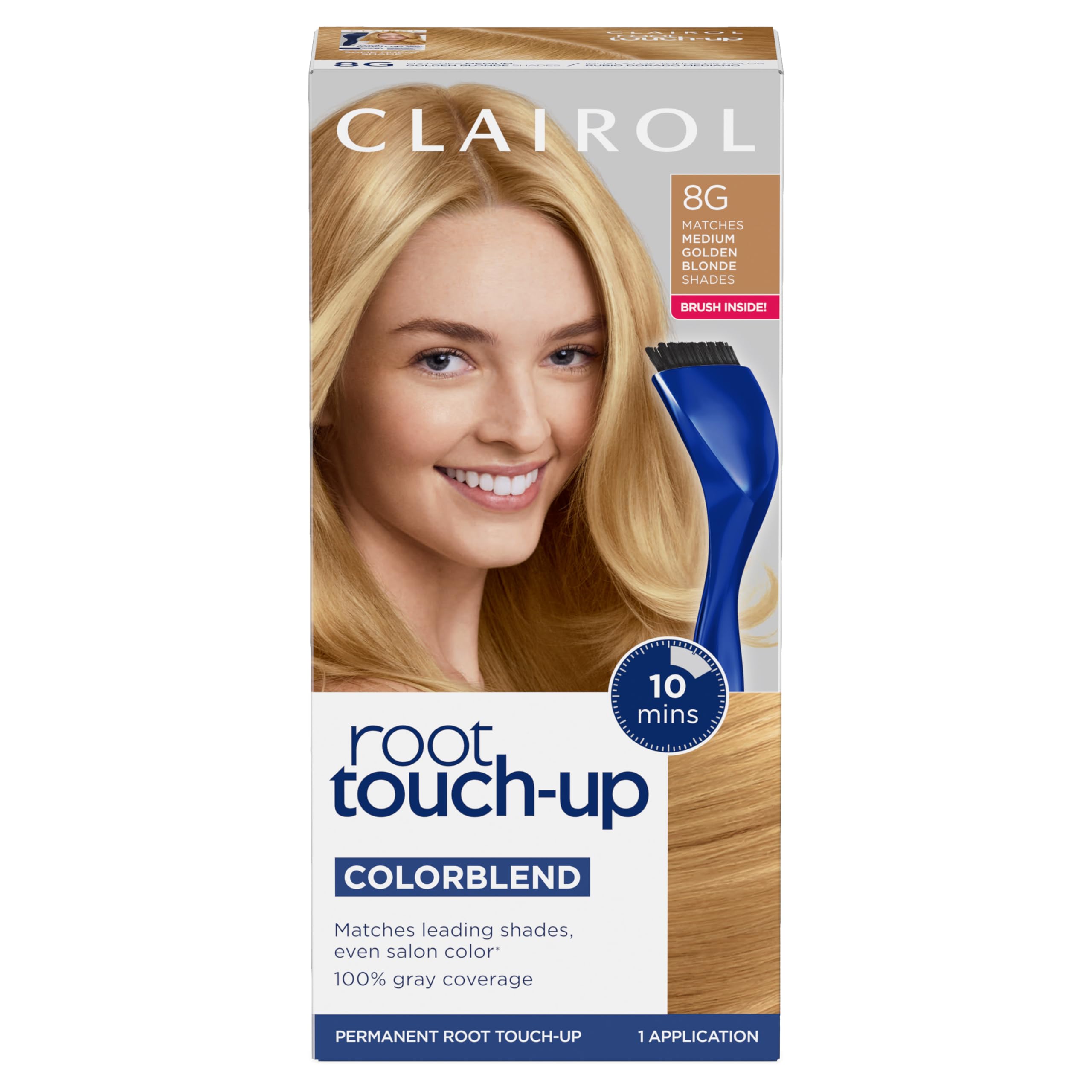 Foto 2 pulgar | Kit De Retoque Root Clairol Nice 'n Easy 8g, Rubio Dorado Medio - Venta Internacional.