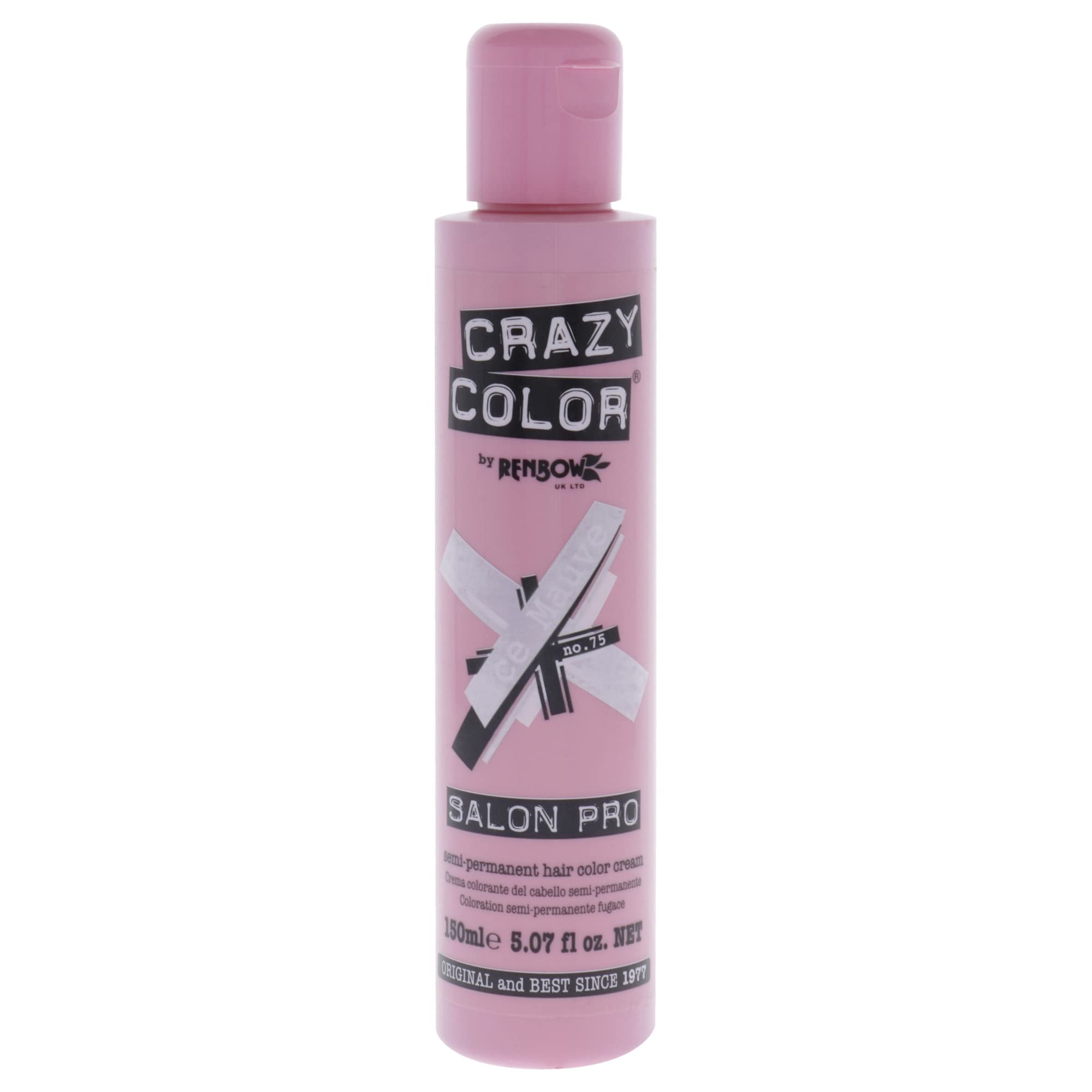 Tinte Para El Cabello Crazy Color Salon Pro Semipermanente, Color Malva Helado, 150 Ml - Venta Internacional.