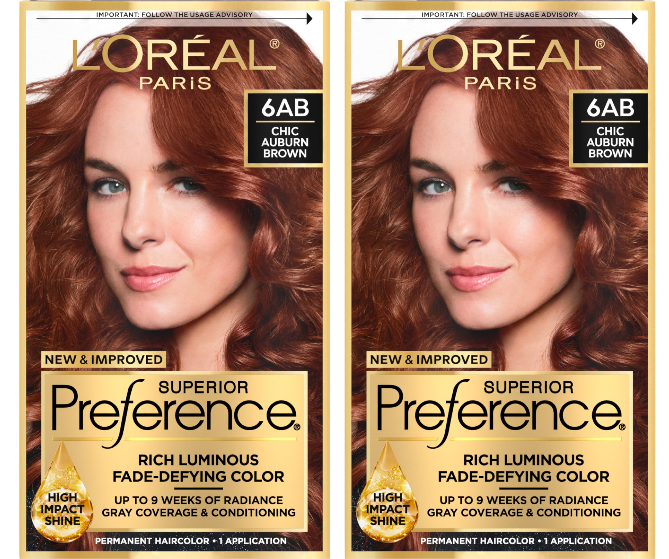 Foto 2 pulgar | Tinte Para El Cabello L'oreal Paris Superior Preference 6ab Castaño - Venta Internacional.