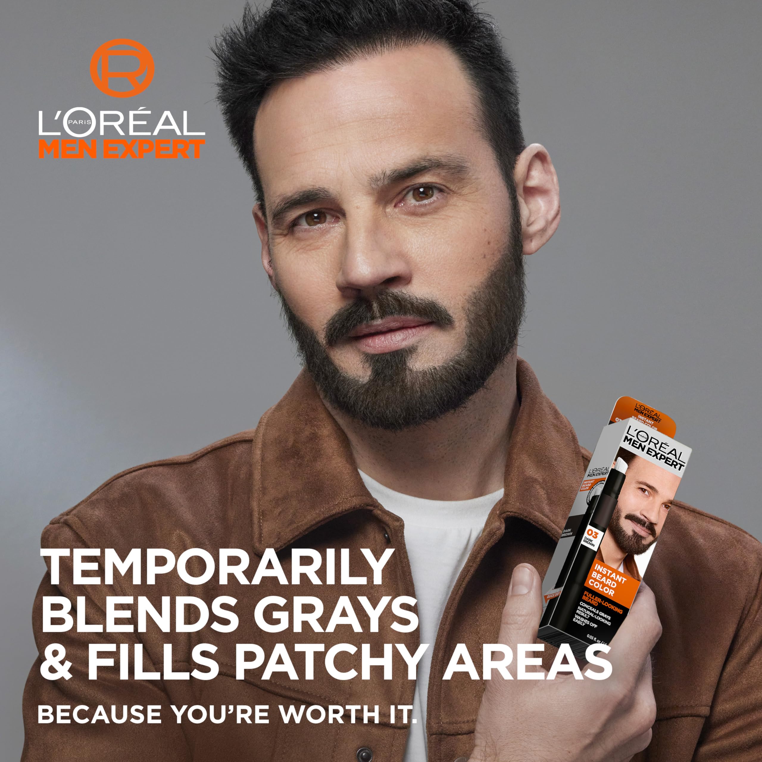 Foto 4 pulgar | Tinte para Barba L'oreal Paris Men Expert 03 Marrón Oscuro 1.5 ml - Venta Internacional
