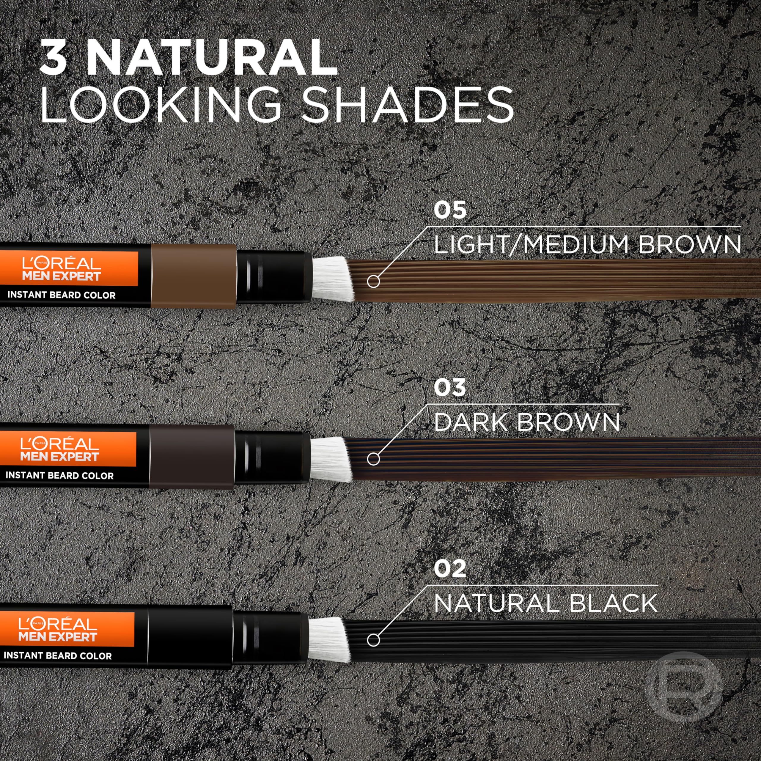 Foto 8 pulgar | Tinte para Barba L'oreal Paris Men Expert 03 Marrón Oscuro 1.5 ml - Venta Internacional