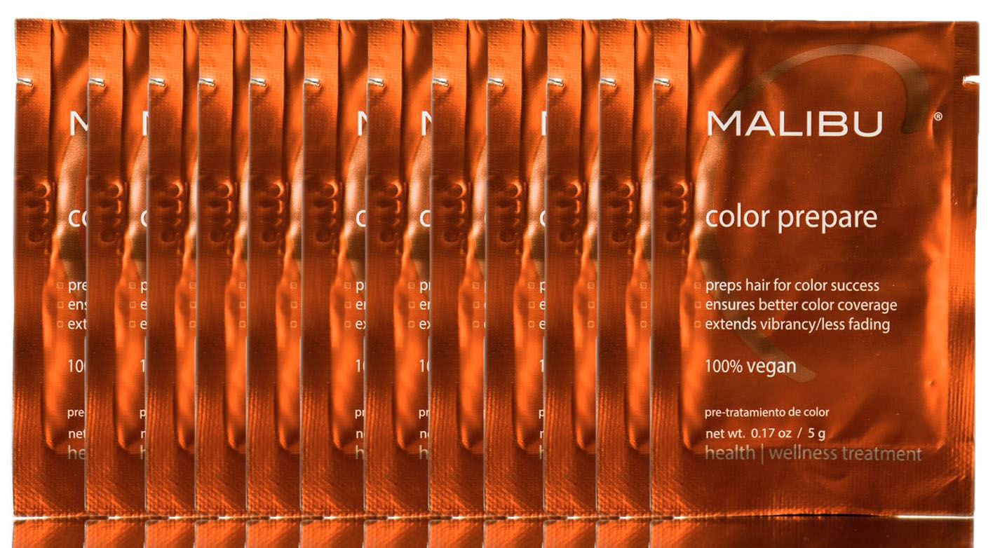 Remedio Para El Cabello Malibu C Color Prepare, 12 Unidades De 5 Ml - Venta Internacional.