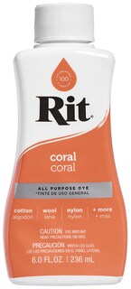 Foto 1 | Tinte Para Telas Rit, Líquido Multiusos, Coral, 240 Ml - Venta Internacional.