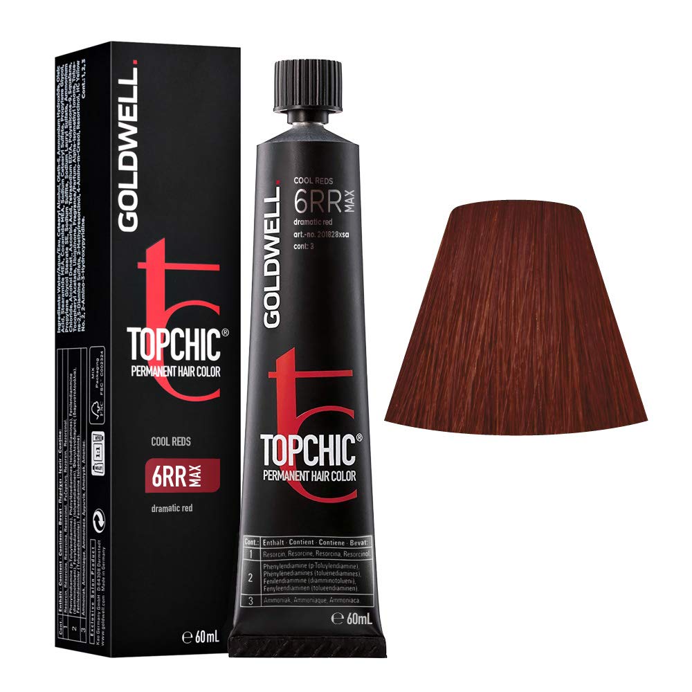 Foto 2 pulgar | Tinte De Pelo Goldwell Topchic #6rr Max Dramatic Red 60 Ml - Venta Internacional.