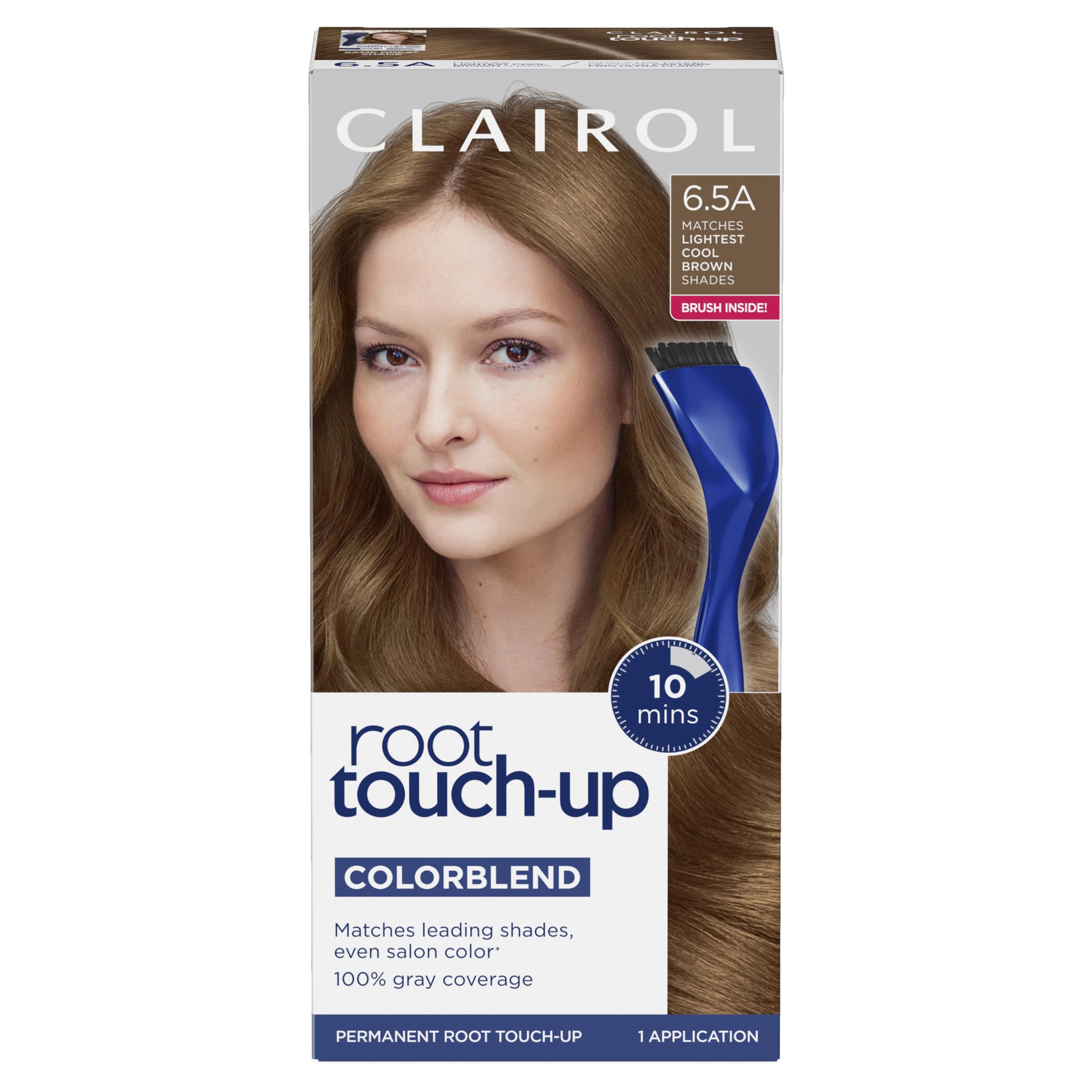 Kit De Retoque Root Clairol Nice 'n Easy 6.5 A, Marrón Claro Y Frío - Venta Internacional.