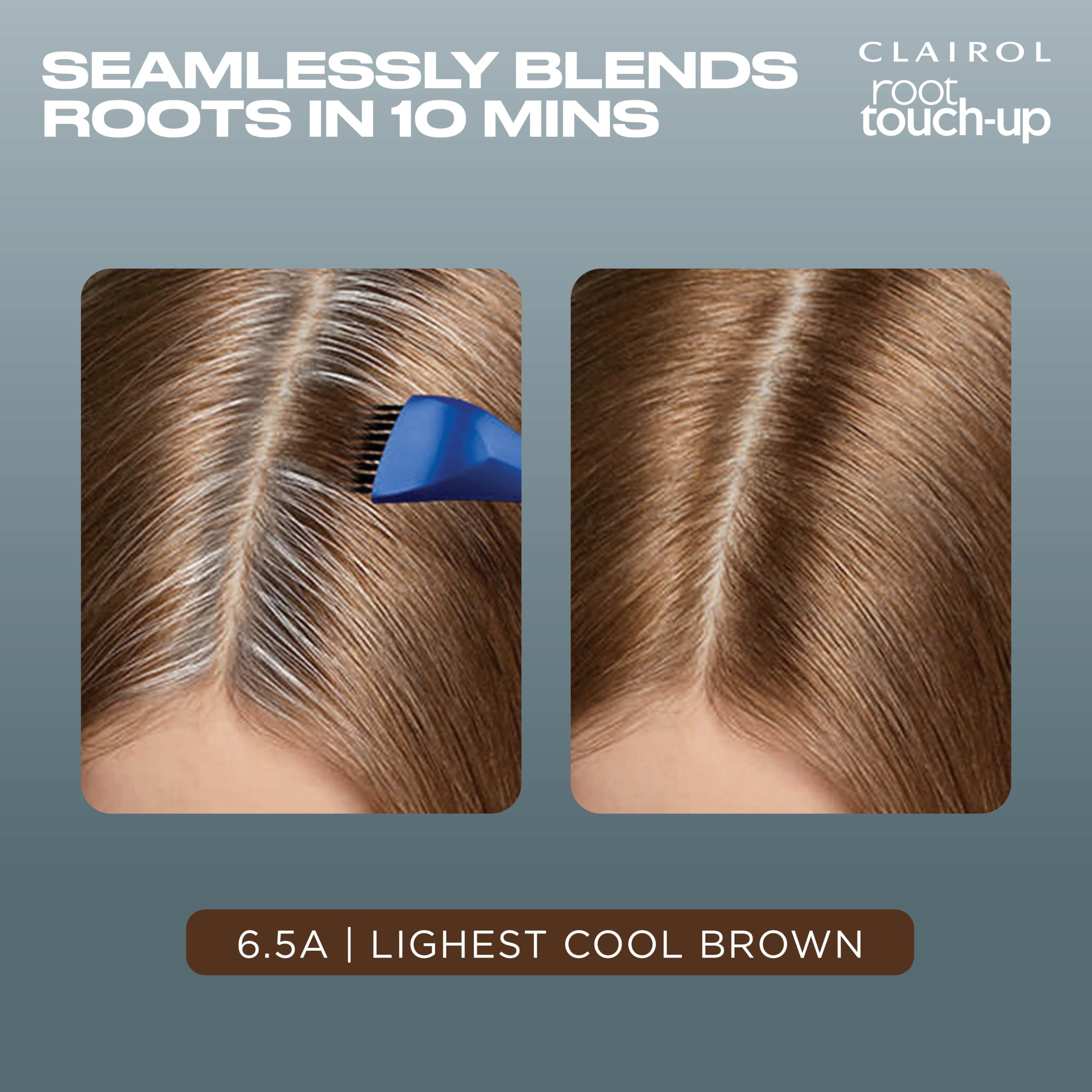 Foto 5 pulgar | Kit De Retoque Root Clairol Nice 'n Easy 6.5 A, Marrón Claro Y Frío - Venta Internacional.