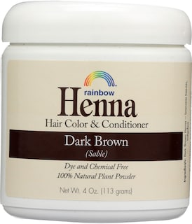 Foto 1 | Tinte Y Acondicionador Para Cabello Rainbow Research Henna Dark Brown - Venta Internacional.