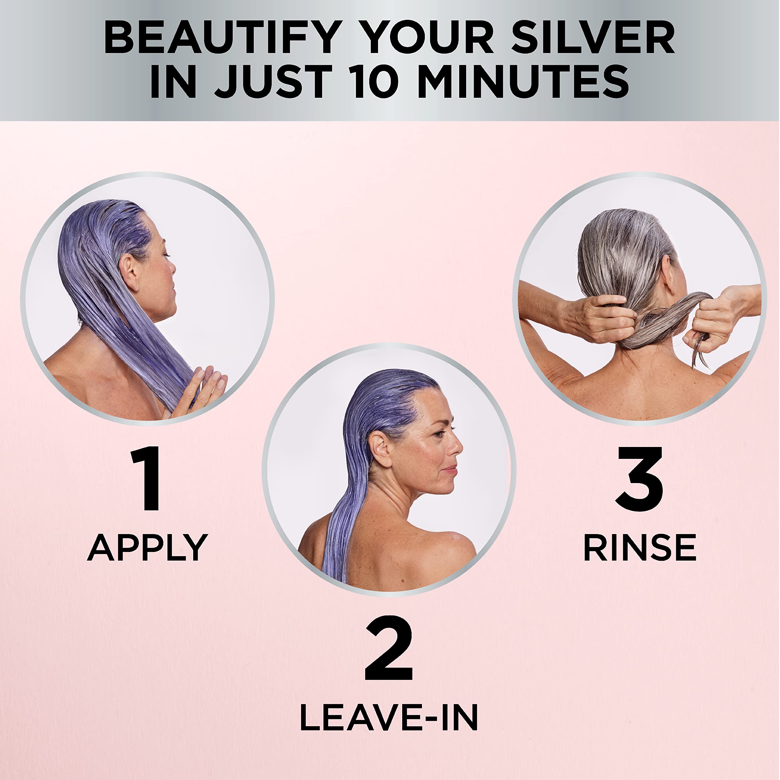 Foto 7 | Tónico Para El Cabello L'oreal Paris Le Color Gloss Silver Slate, 1 Kit - Venta Internacional.