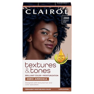 Foto 1 | Tinte Para El Cabello Clairol Textures & Tones Permanent 2bb Midnight Blue - Venta Internacional.