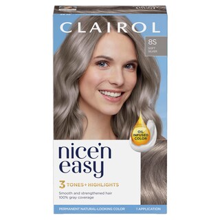 Foto 1 | Tinte Para El Cabello Clairol Nice'n Easy Permanent 8s Soft Silver X1 - Venta Internacional.