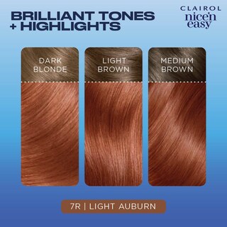 Foto 5 | Tinte Para El Cabello Clairol Nice'n Easy 7r, Color Castaño Más Ligero, Paquete De 1 - Venta Internacional.