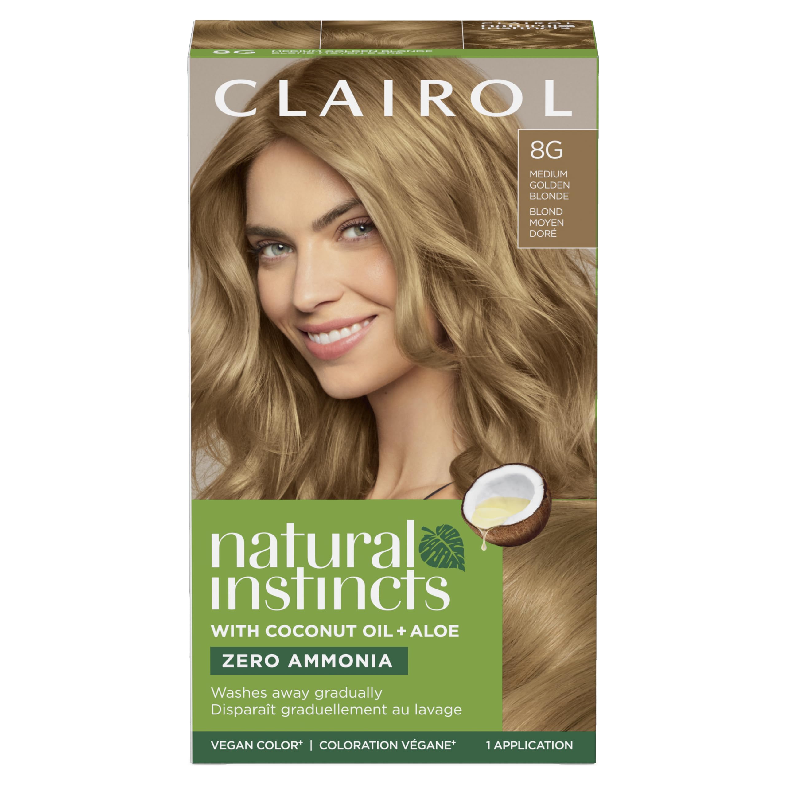 Foto 2 pulgar | Tinte Para El Cabello Clairol Natural Instincts Demi-permanent 8g Blonde - Venta Internacional.