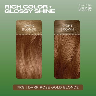 Foto 4 | Tinte Para El Cabello Clairol Natural Instincts Demi-permanent 7rg Rosa Dorado Oscuro Rubio - Venta Internacional.