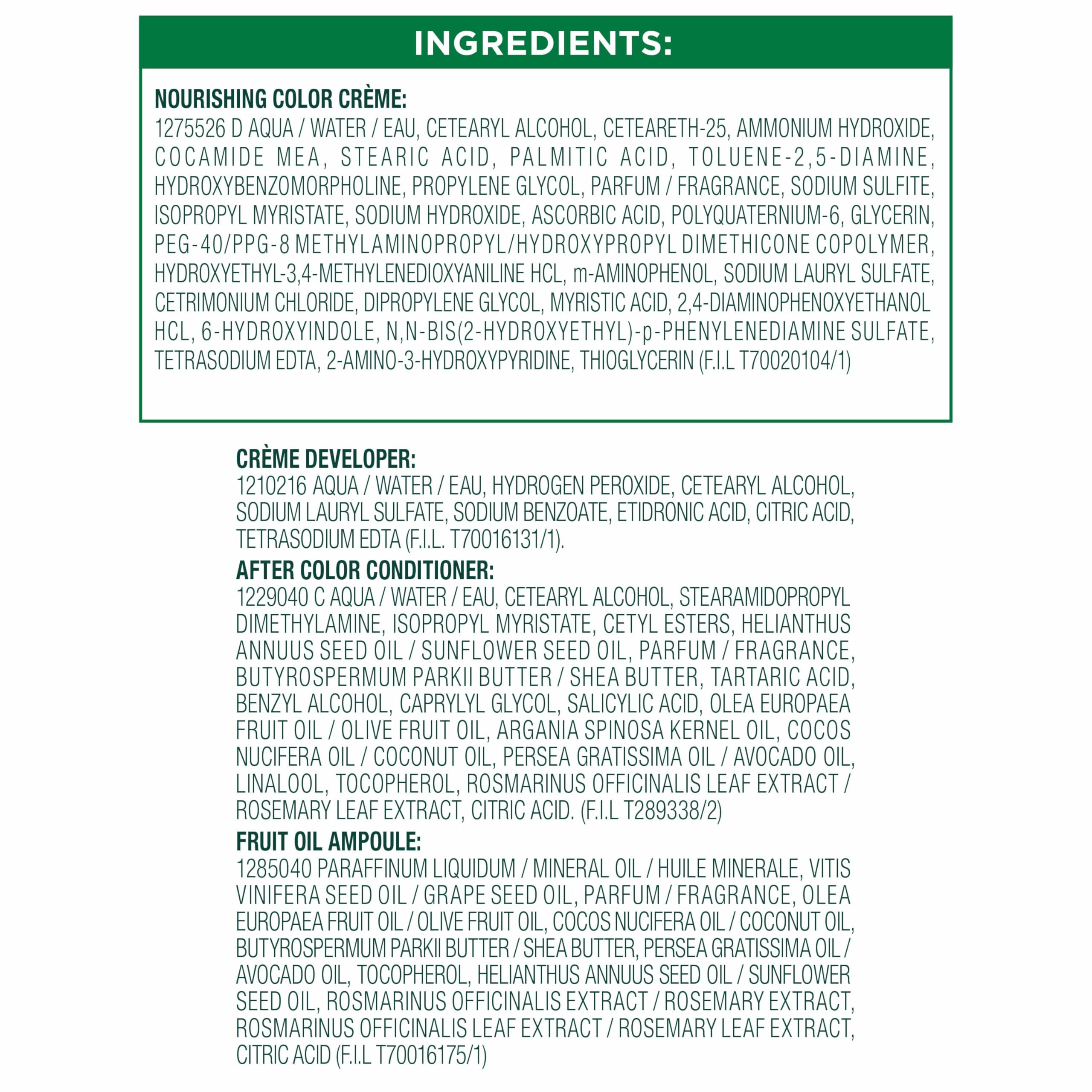 Foto 7 pulgar | Tinte Para El Cabello Garnier Nutrisse Nourishing 30 Darkest Brown - Venta Internacional.