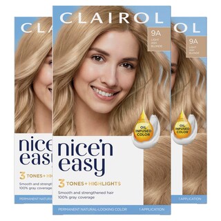 Foto 1 | Tinte Para El Cabello Clairol Nice'n Easy 9a, Rubio Ceniza Claro, 3 Unidades - Venta Internacional.